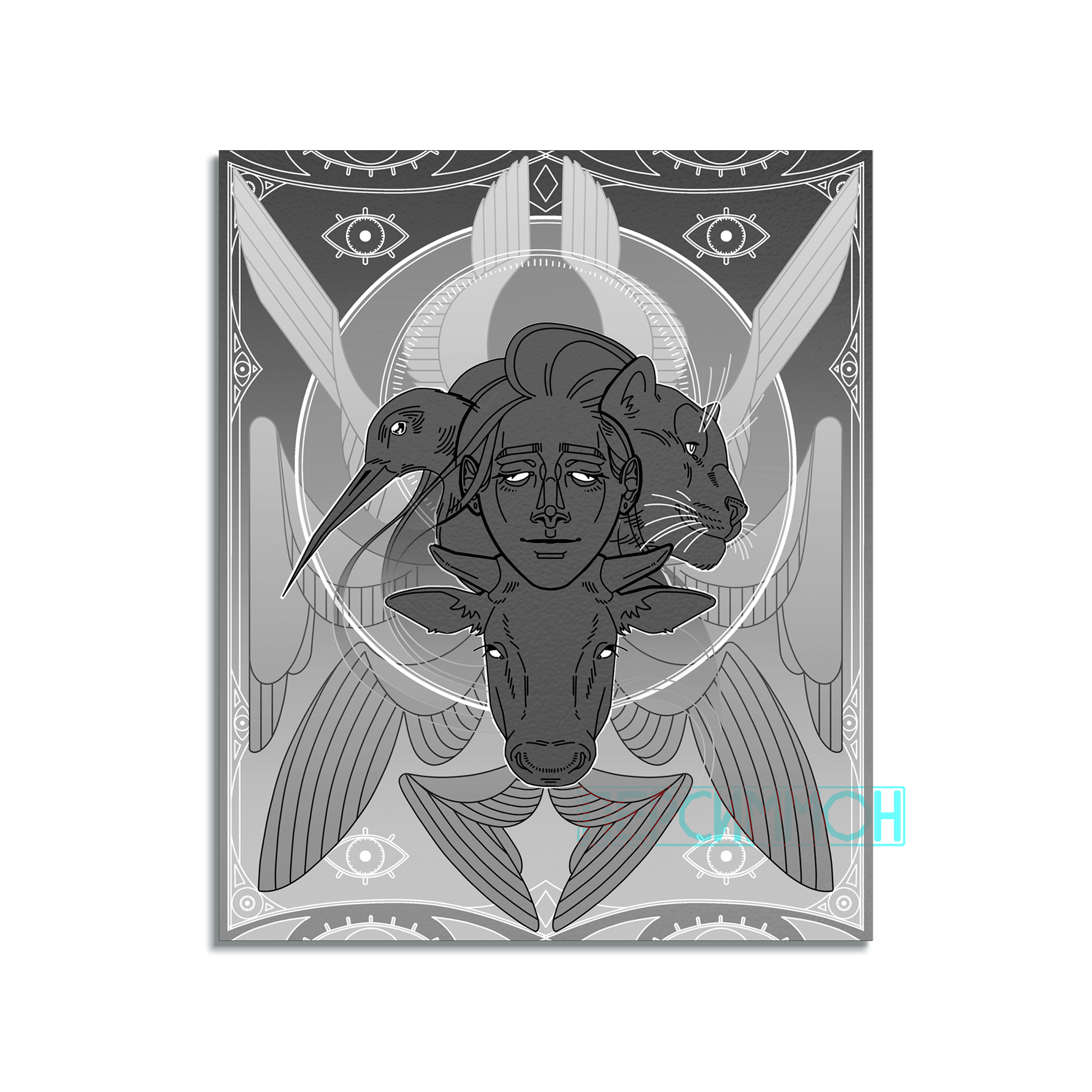 Открытка Тетраморф