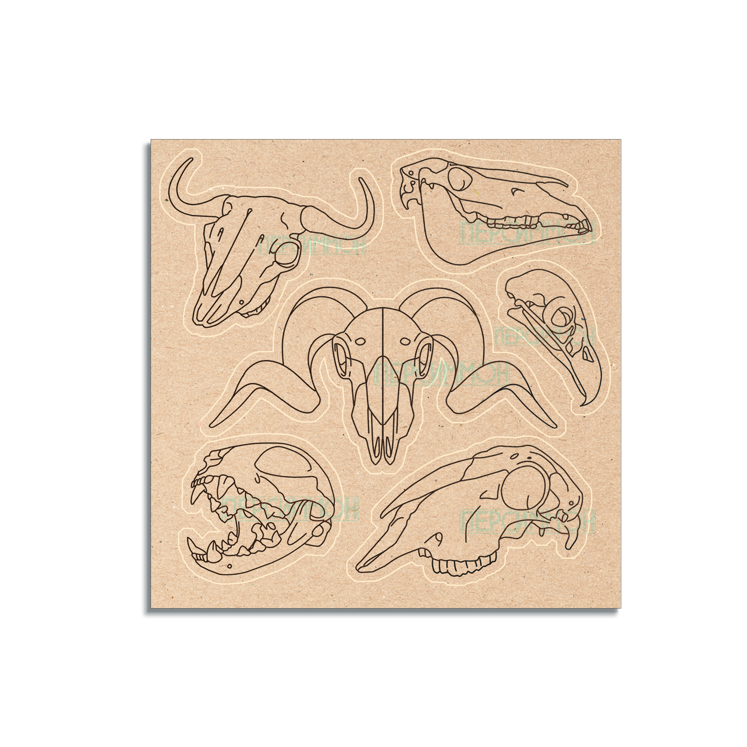 Стикеры Черепа