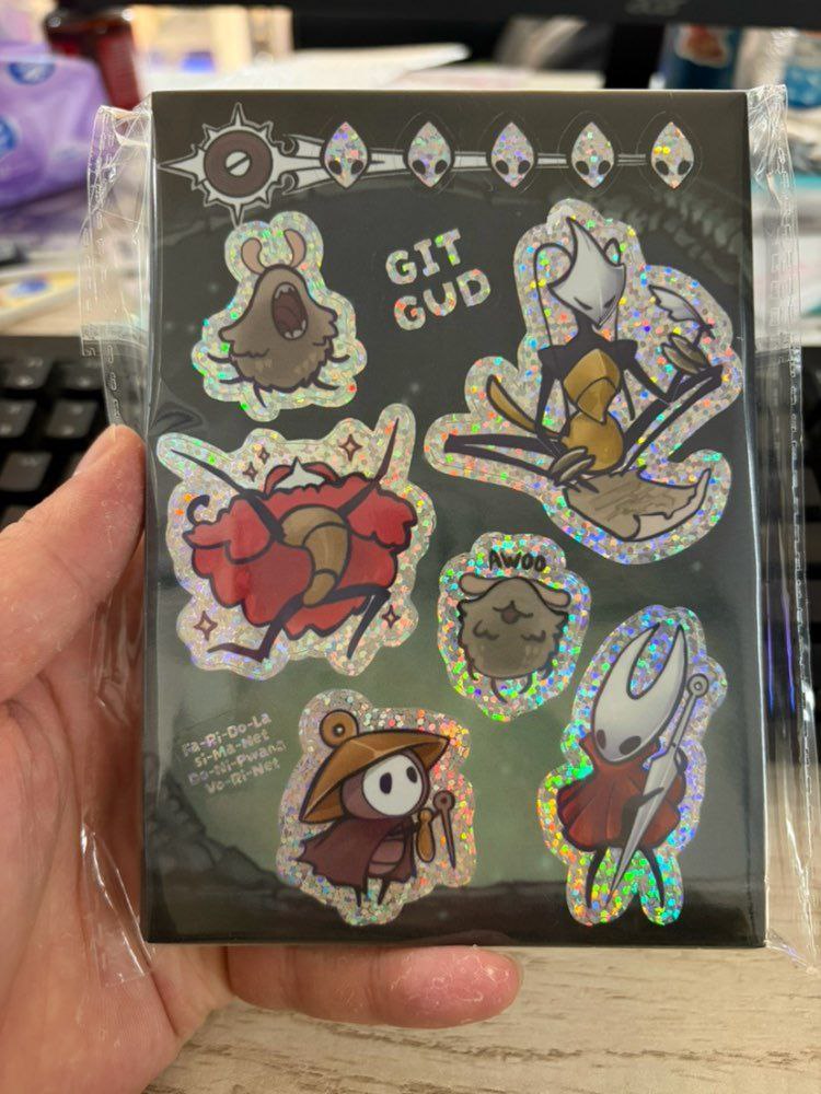 Наклейки винил А6 "Silksong"