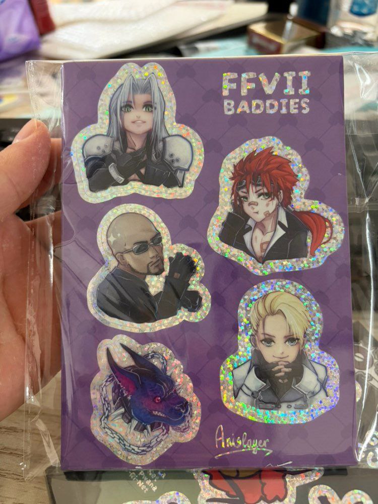 Наклейки винил А6 "FFVII Baddies"