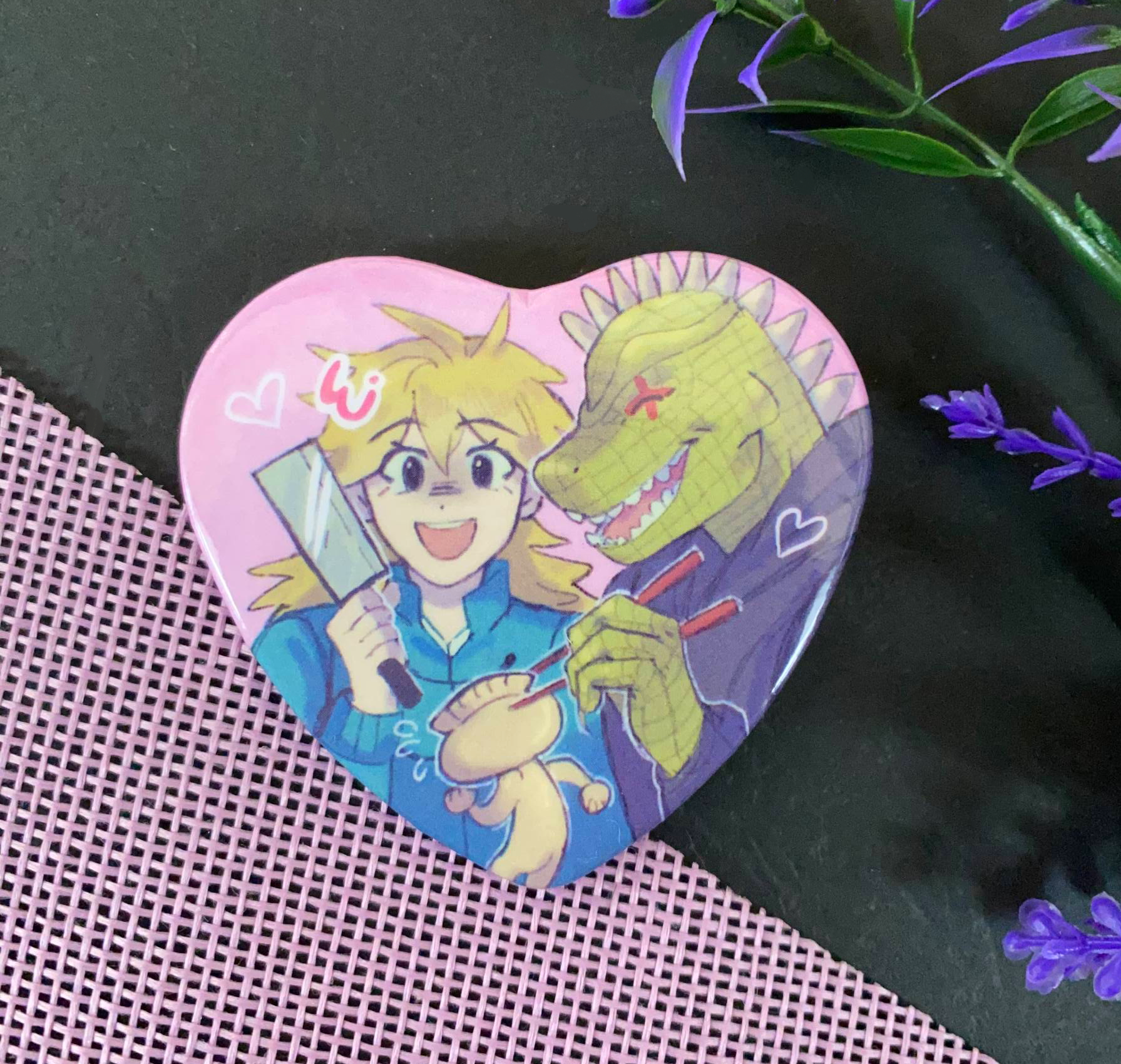 Значок Кайман и Никадо (Dorohedoro)