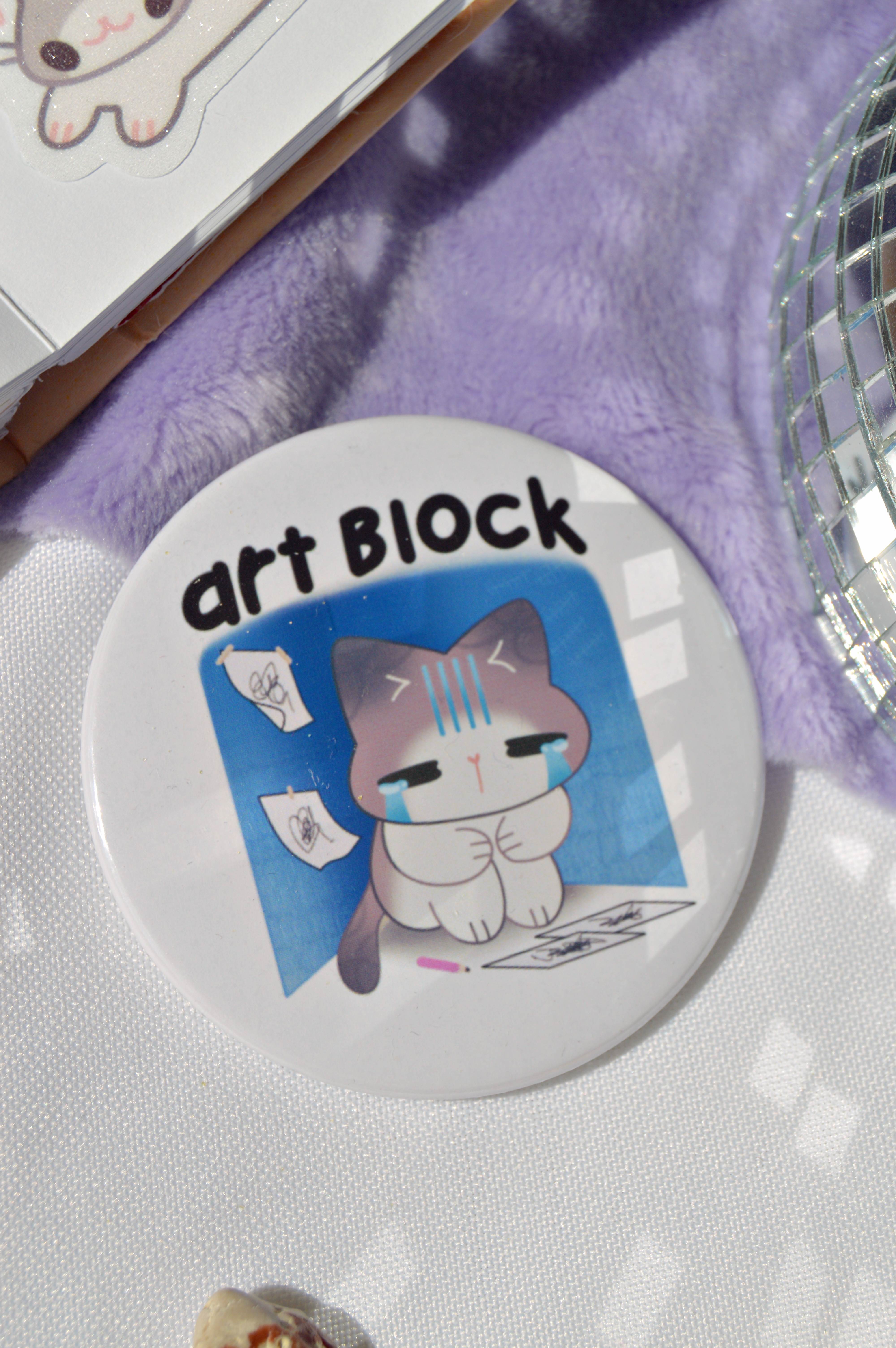 значок артблок 56мм