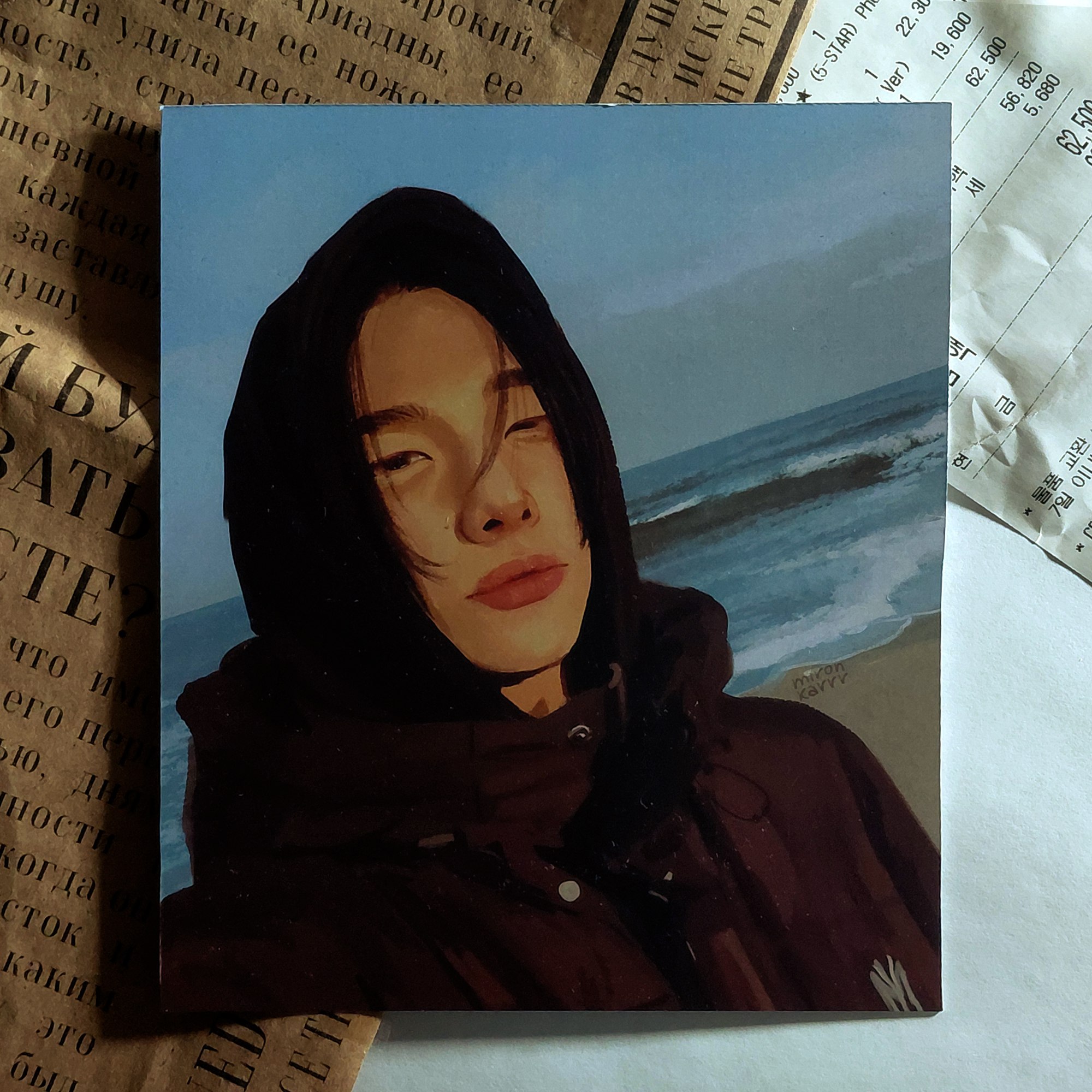 Открытка "Хенджин на морюшке"