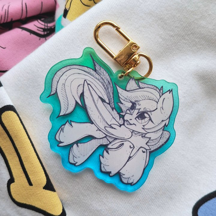 Брелок Рейнбоу Дэш Яркие Градиенты