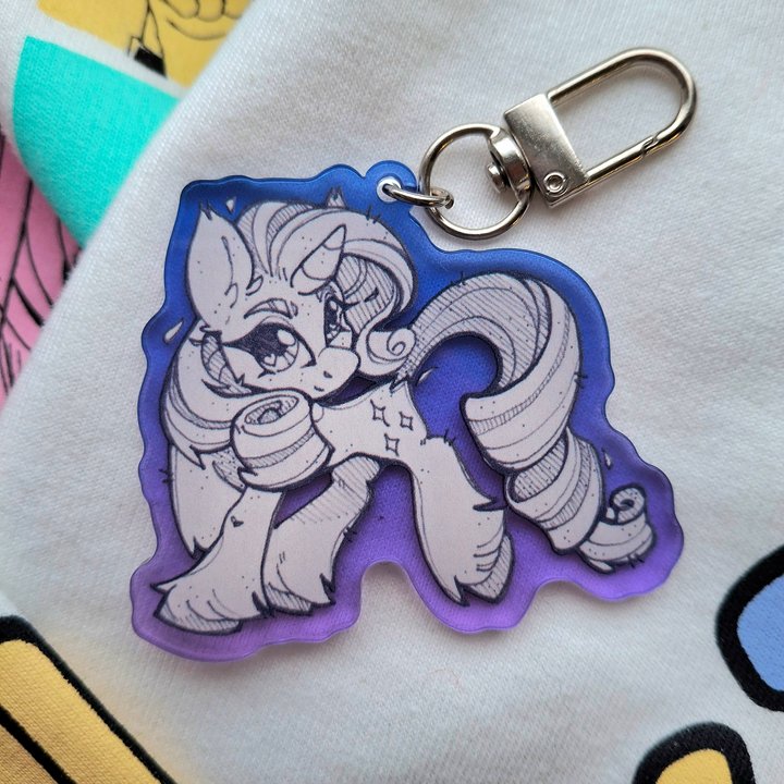 Брелок Рэрити Яркие Градиенты