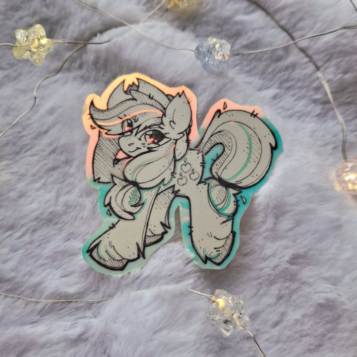 Стикер одиночный Эпплджек СВТ + Жемчуг