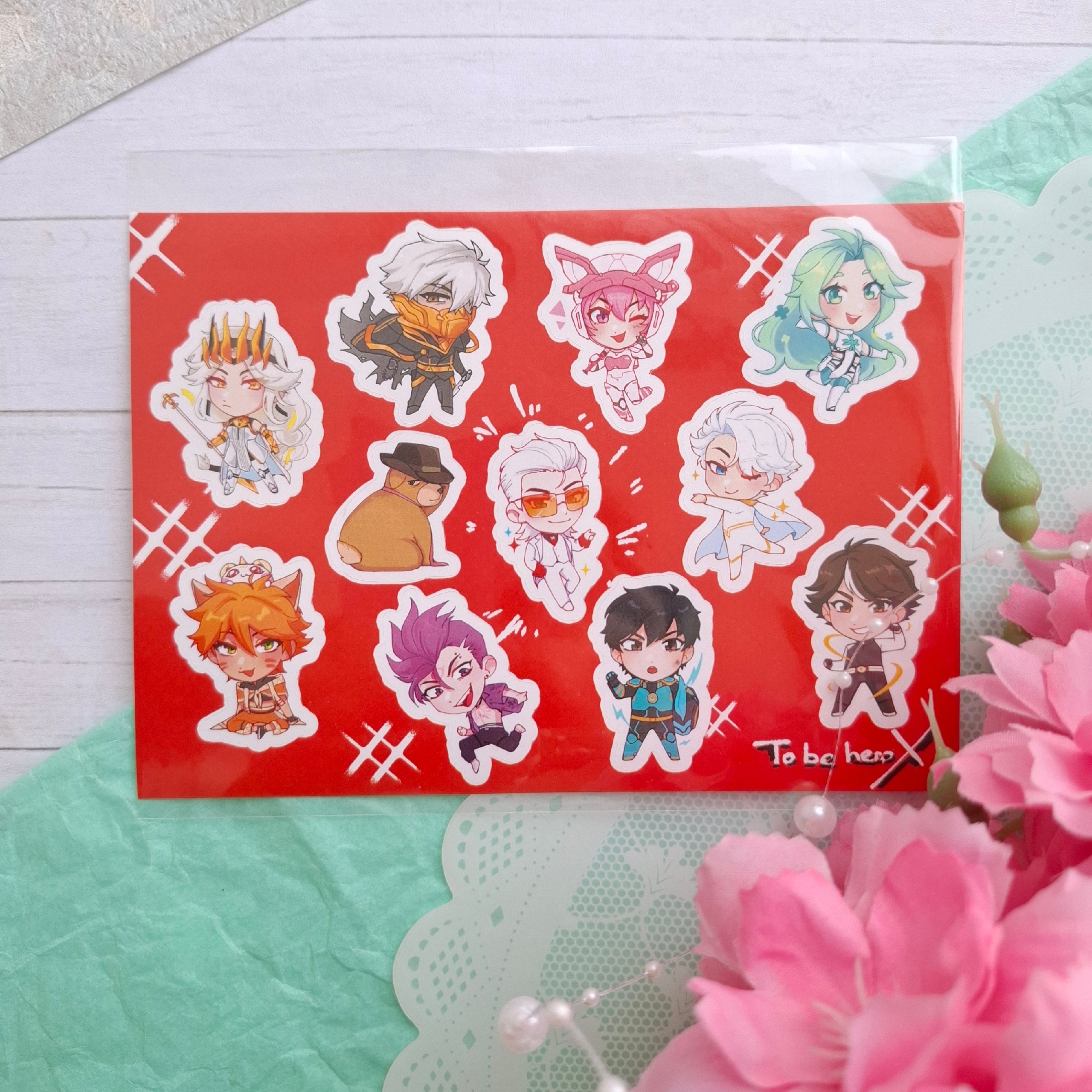 Стикеры А6 To be hero X