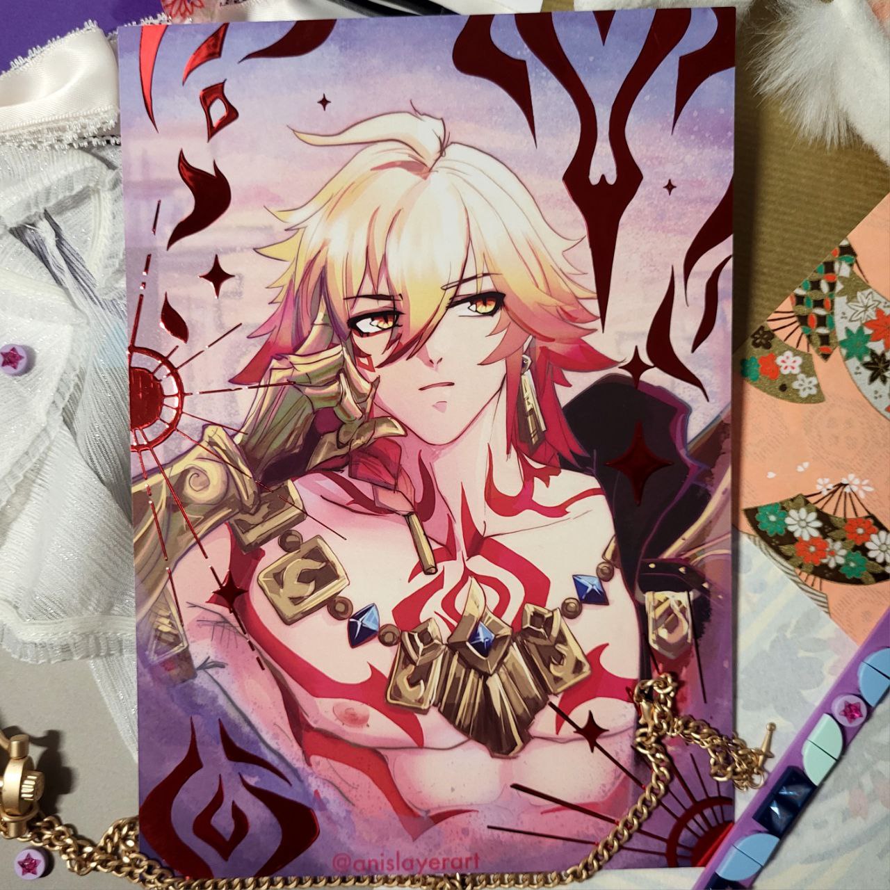 Принт А5 "Мидей" с фольгой