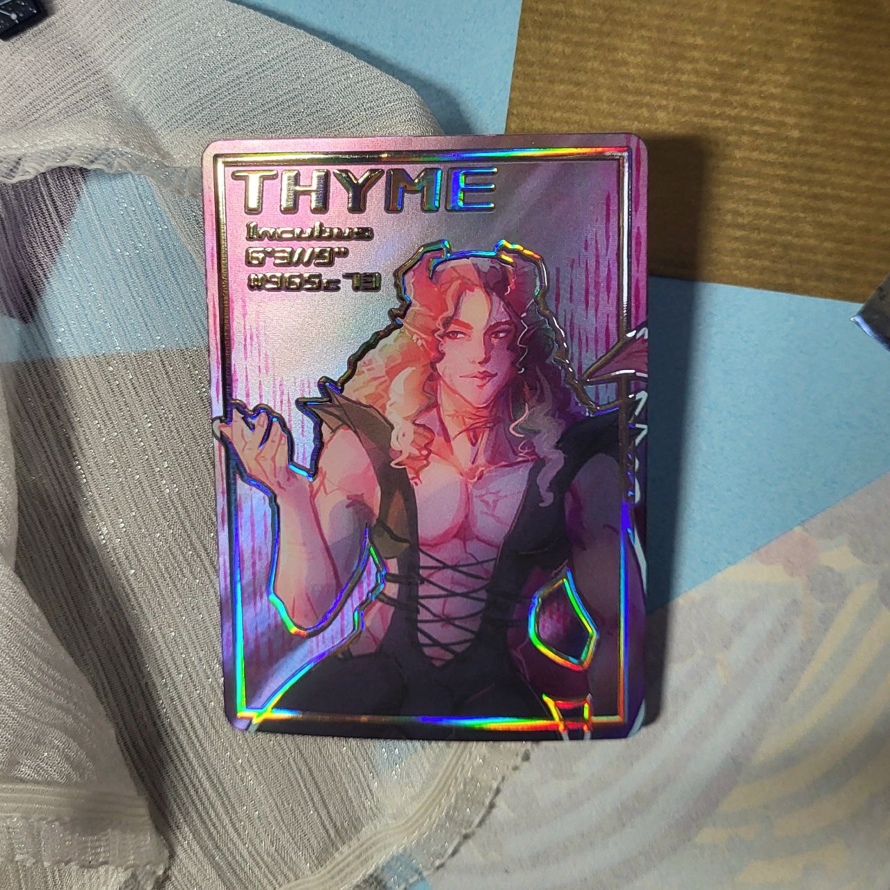 Карточка "Тимьян" голография