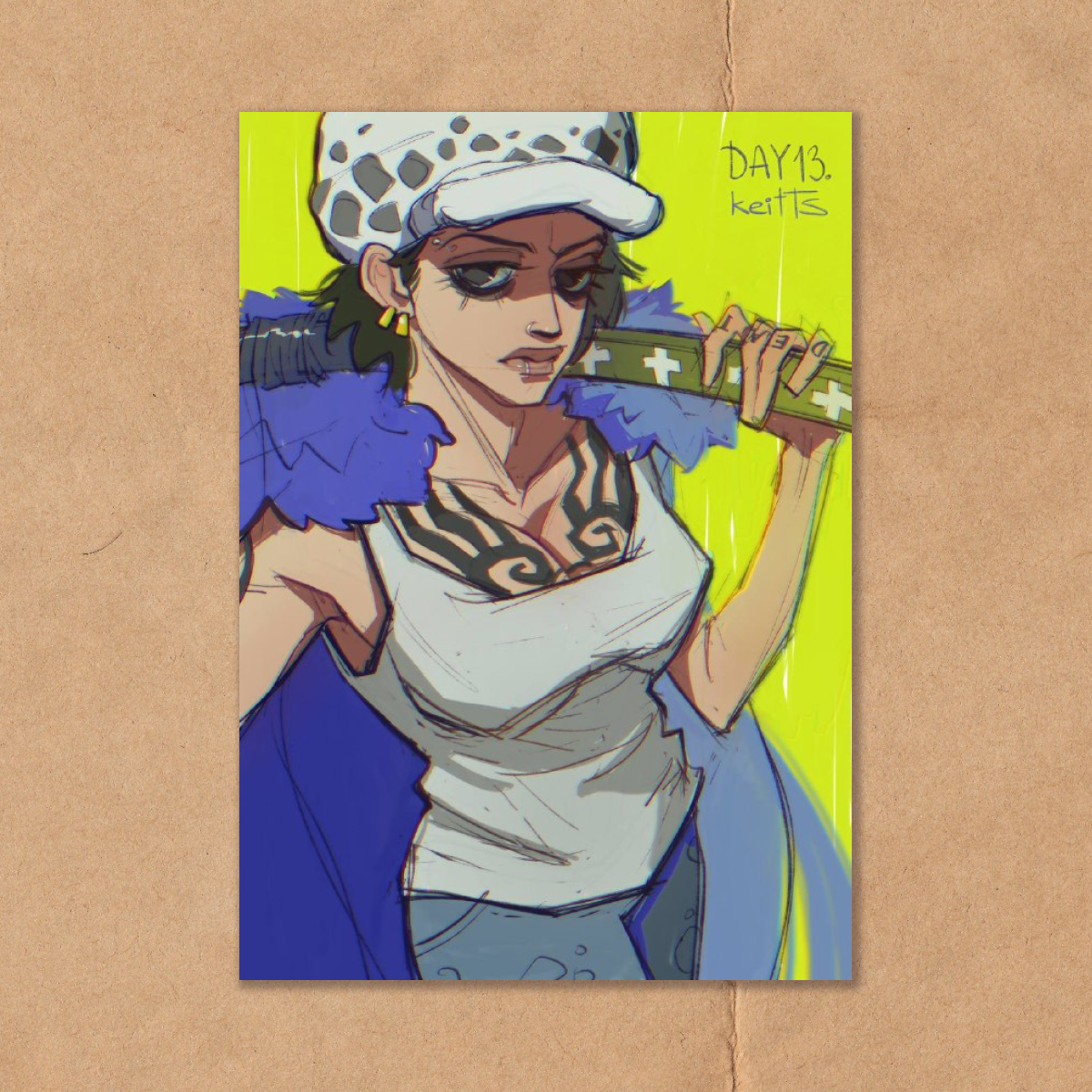 Открытка А6 фем Ло