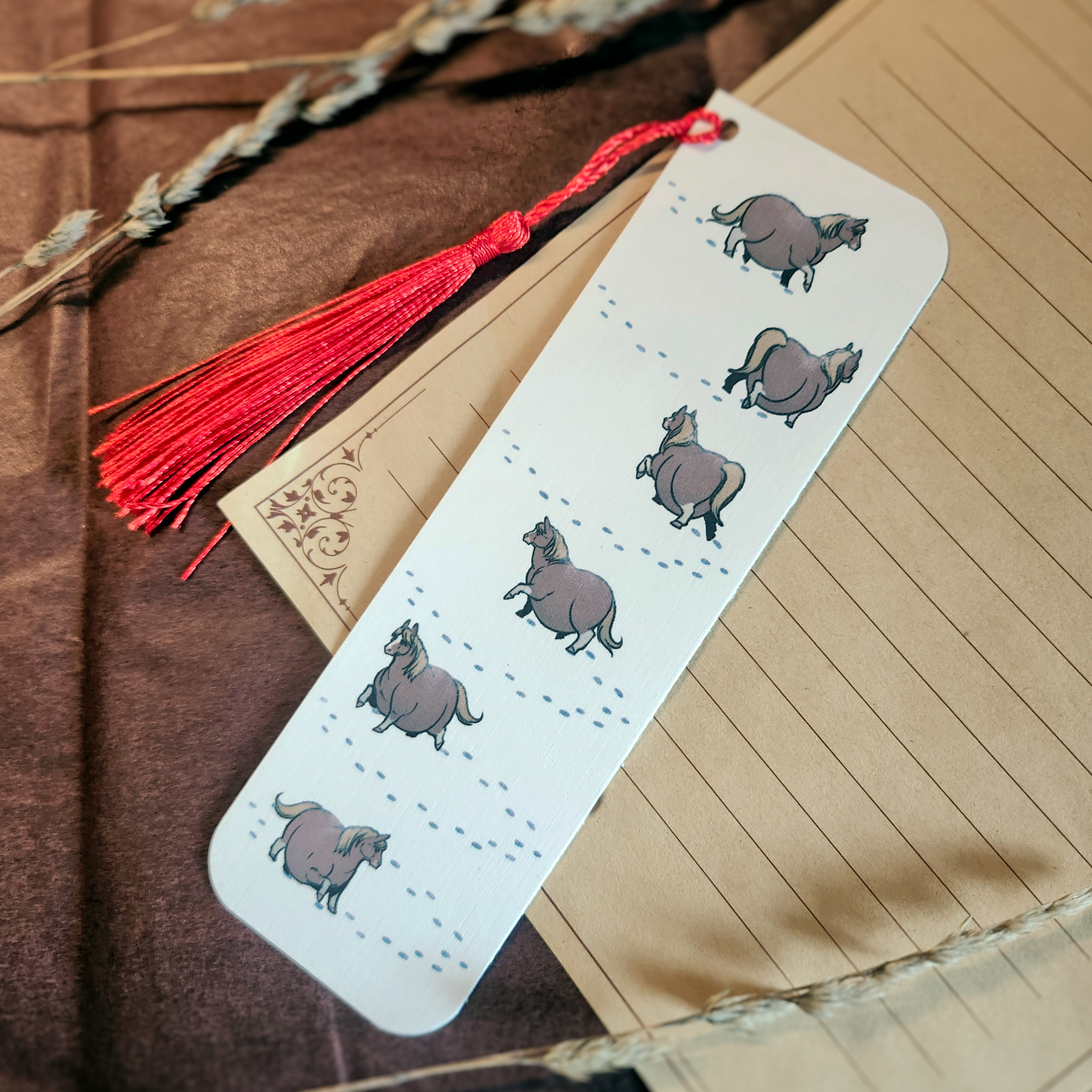 Книж. Закладка "пони бегает по кругу"