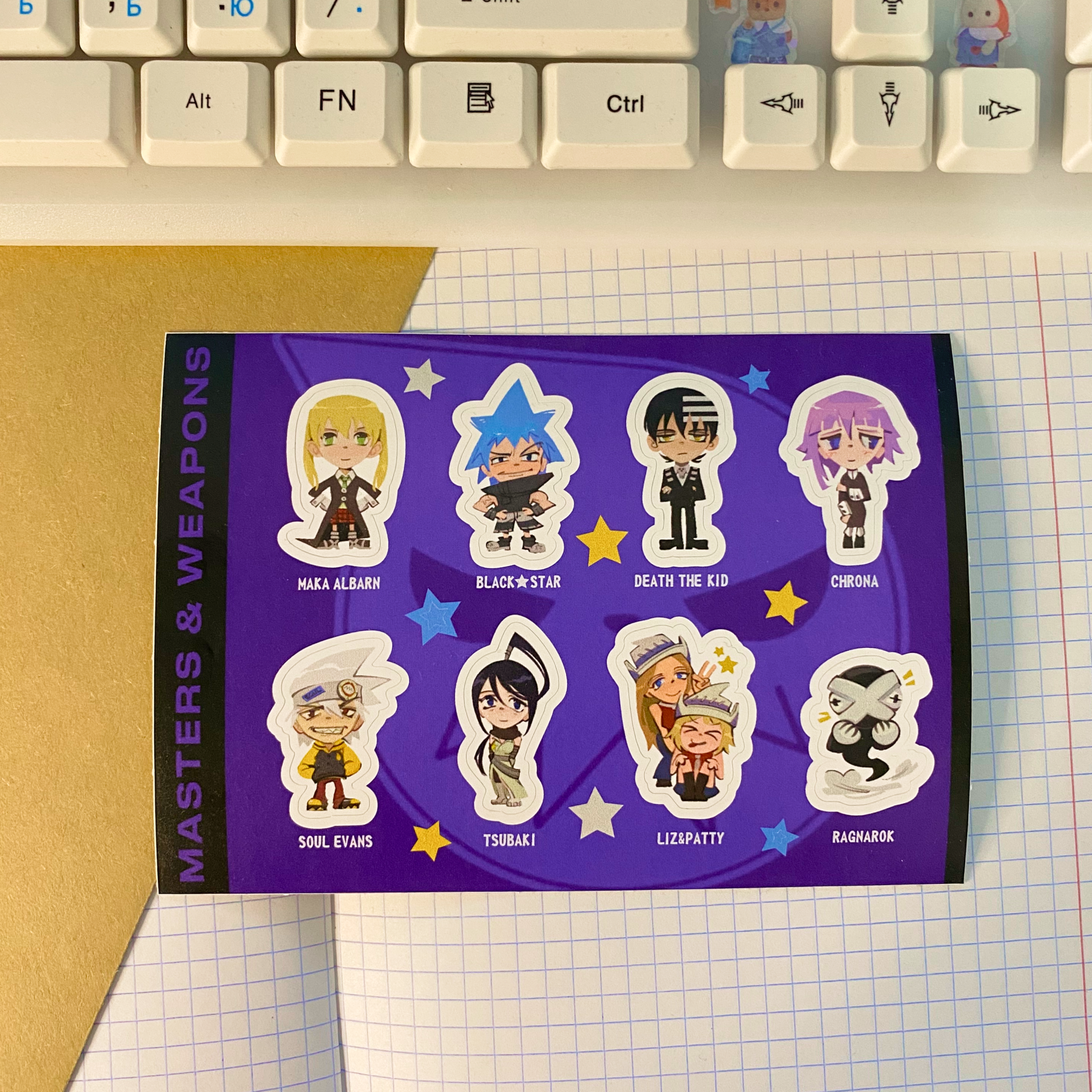 Стикерпак А6 "masters&weapons"