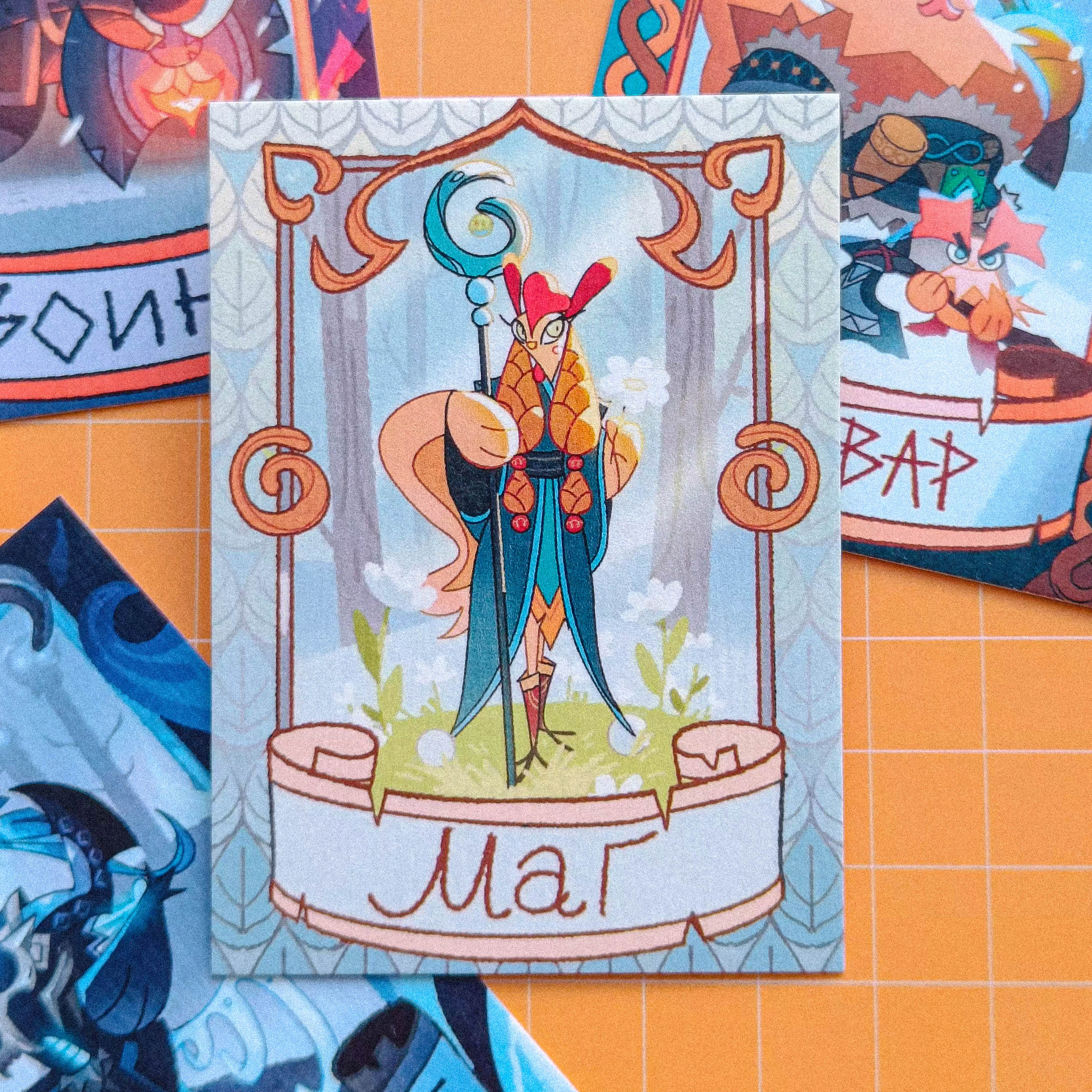 Карточка "Курочка - Маг"