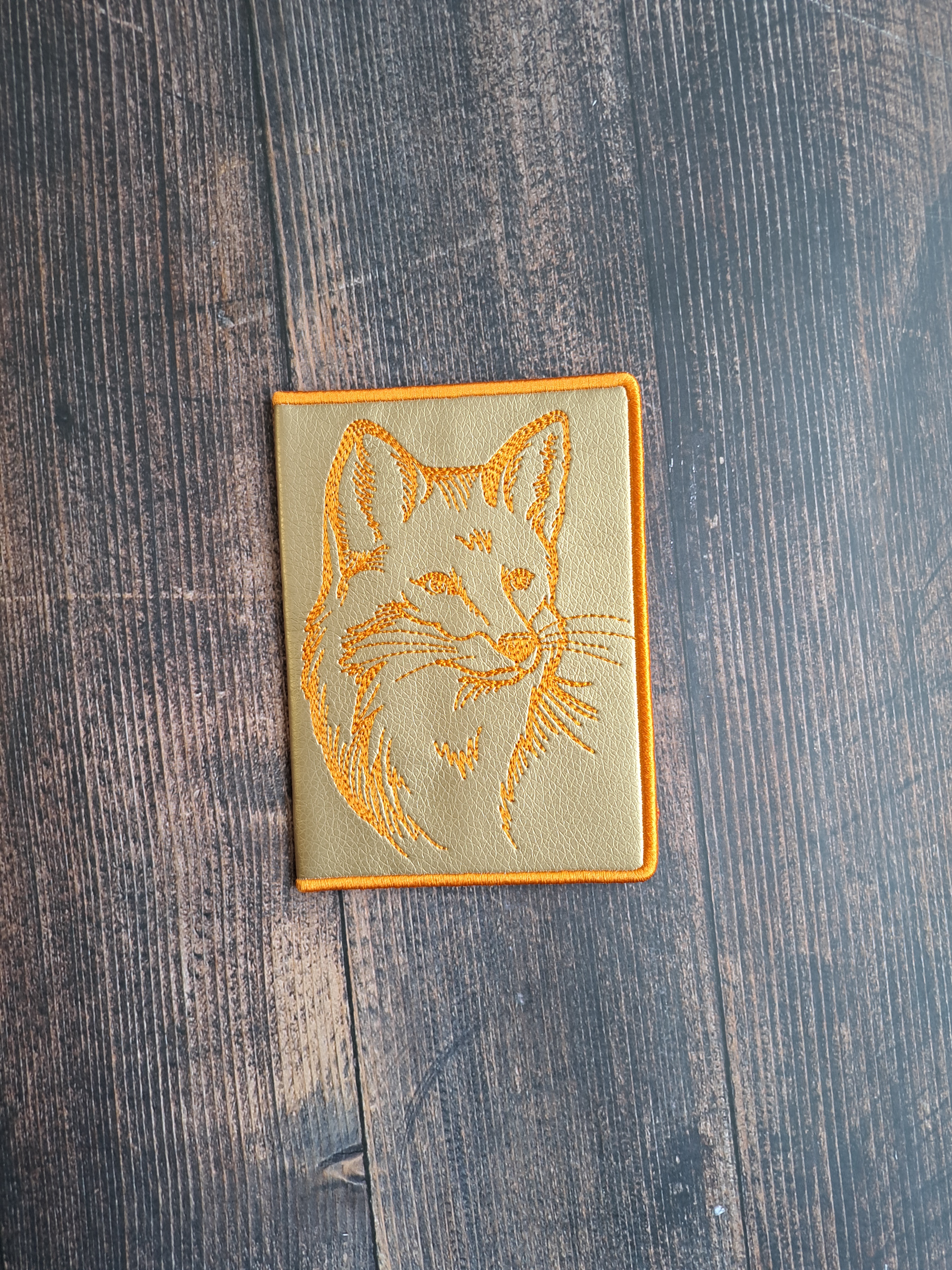 Обложка экокожа "Лиса"