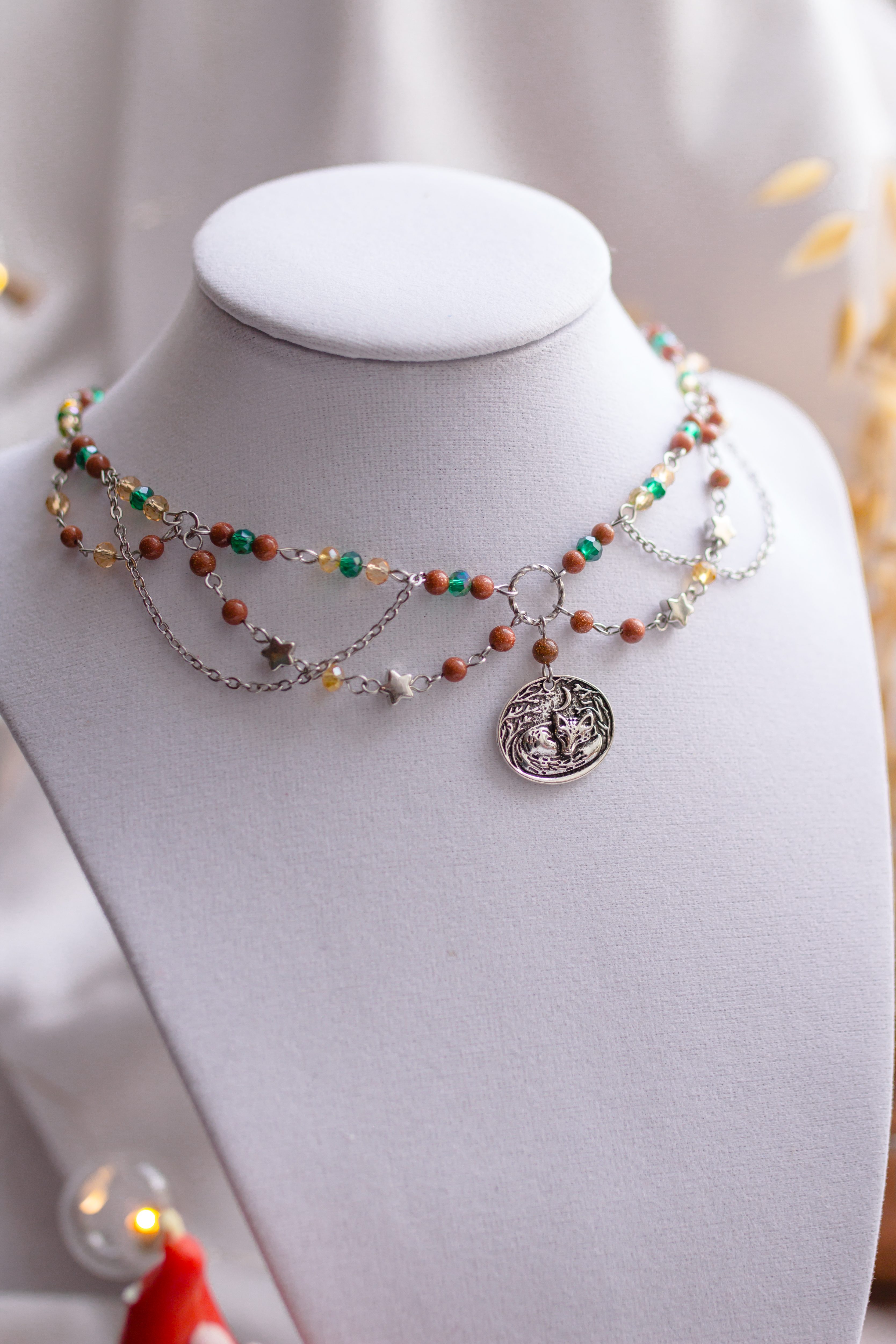 Чокер с лисой