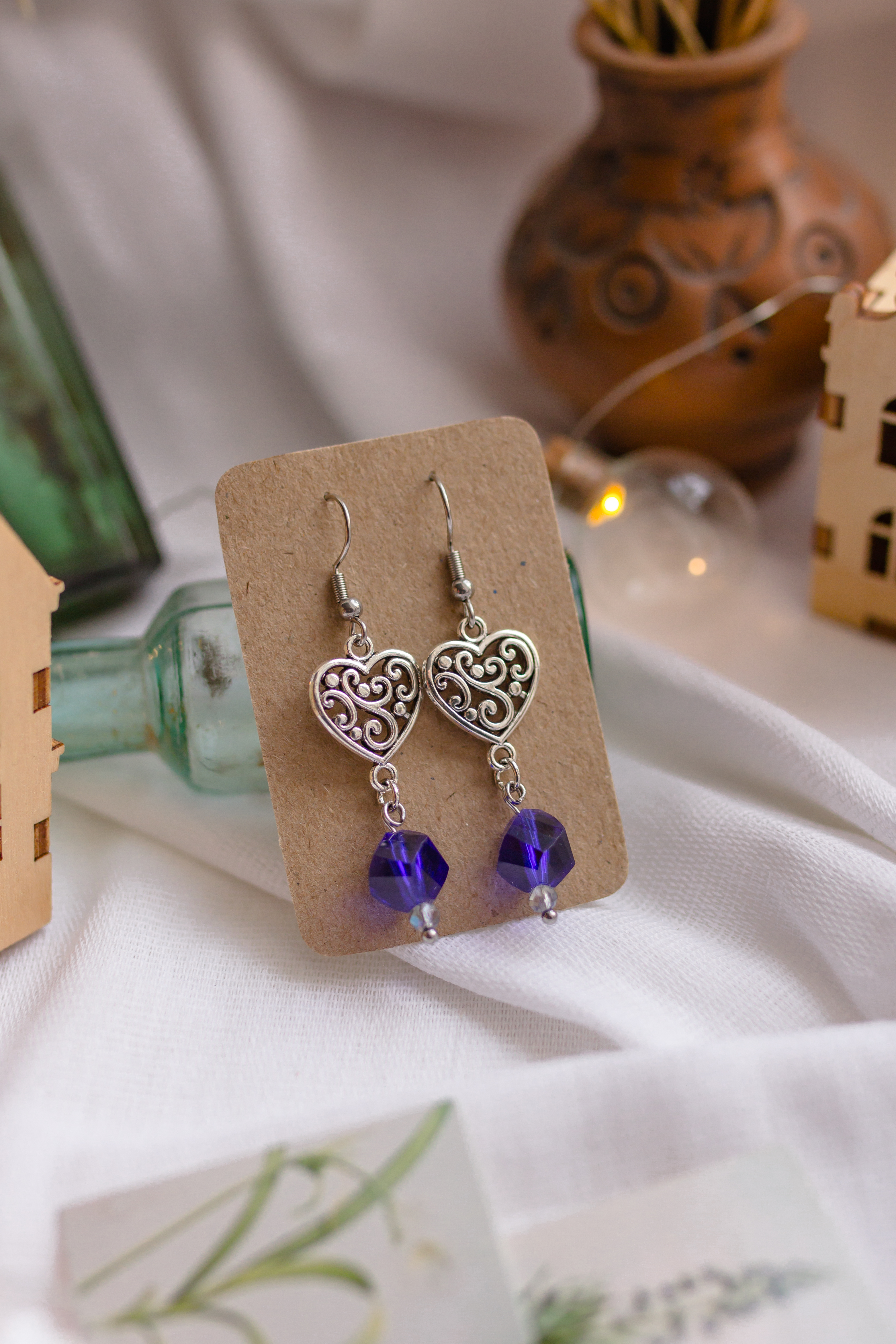 Серьги Сердце