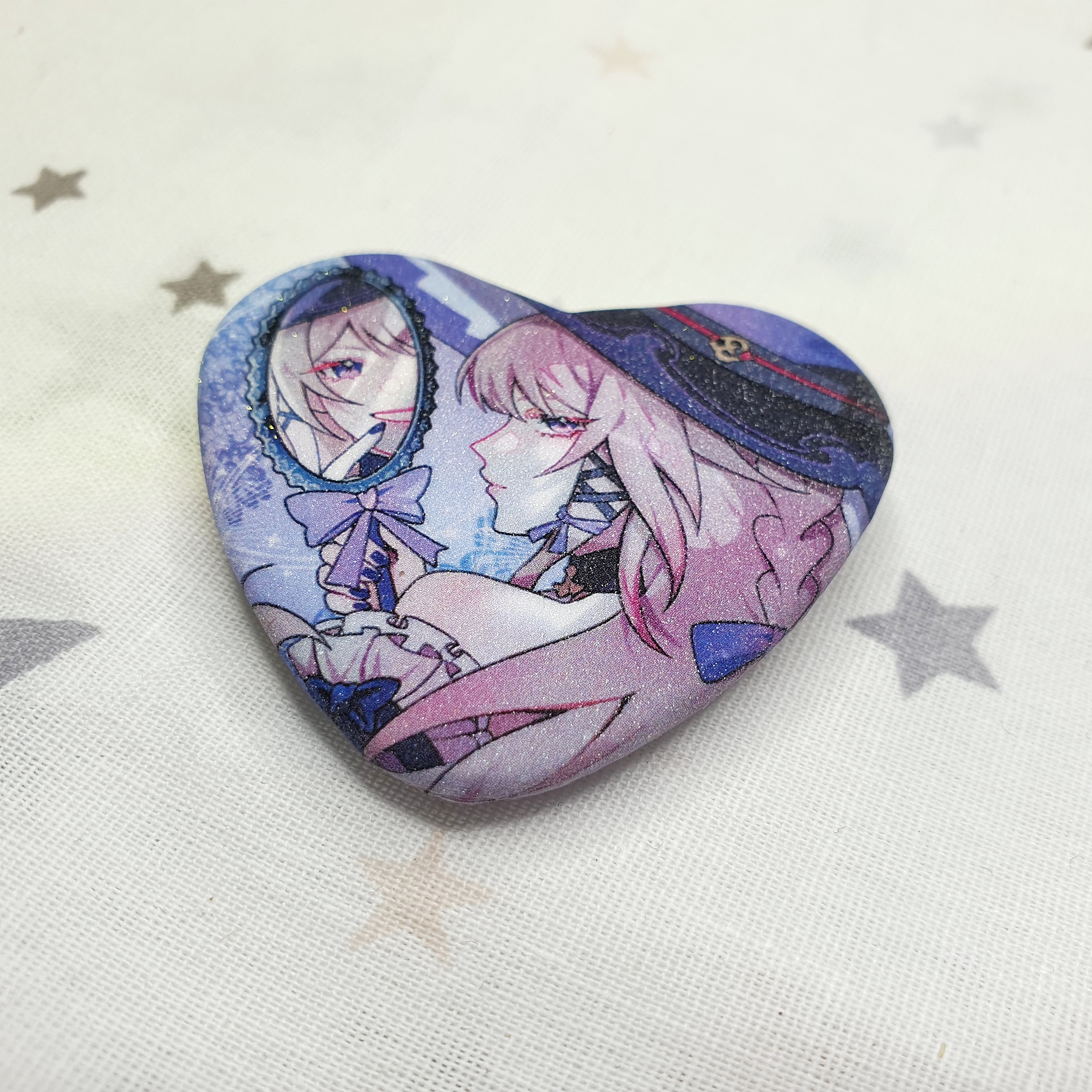 Значок-сердечко мини, Герта