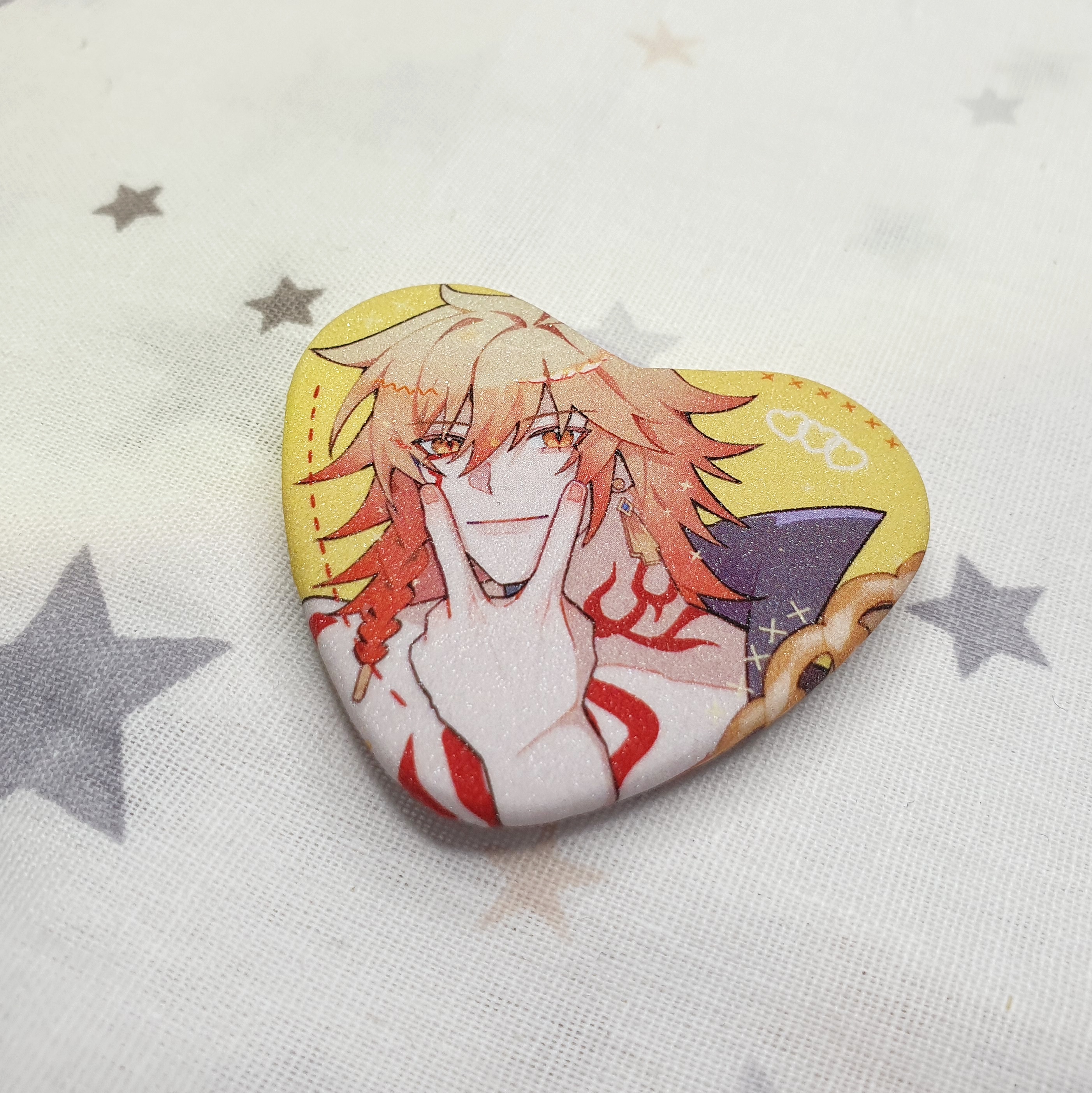 Значок-сердечко мини, Мидей