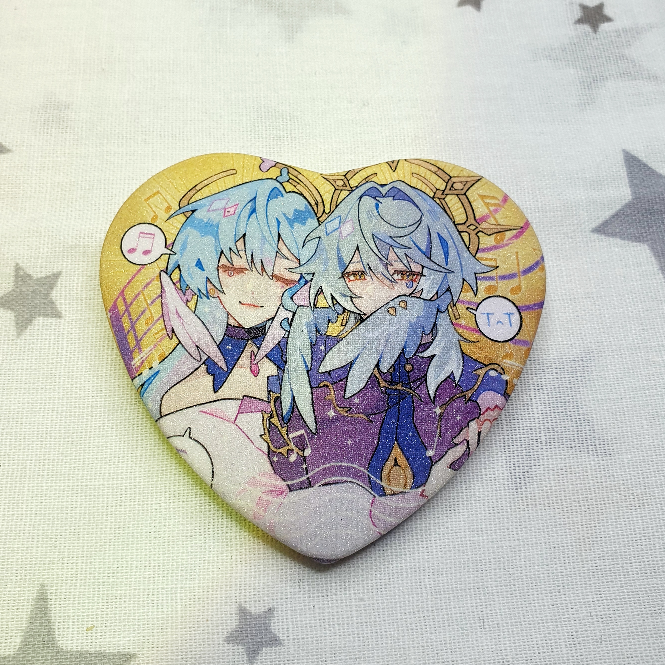 Значок-сердечко, Робин и Сандей