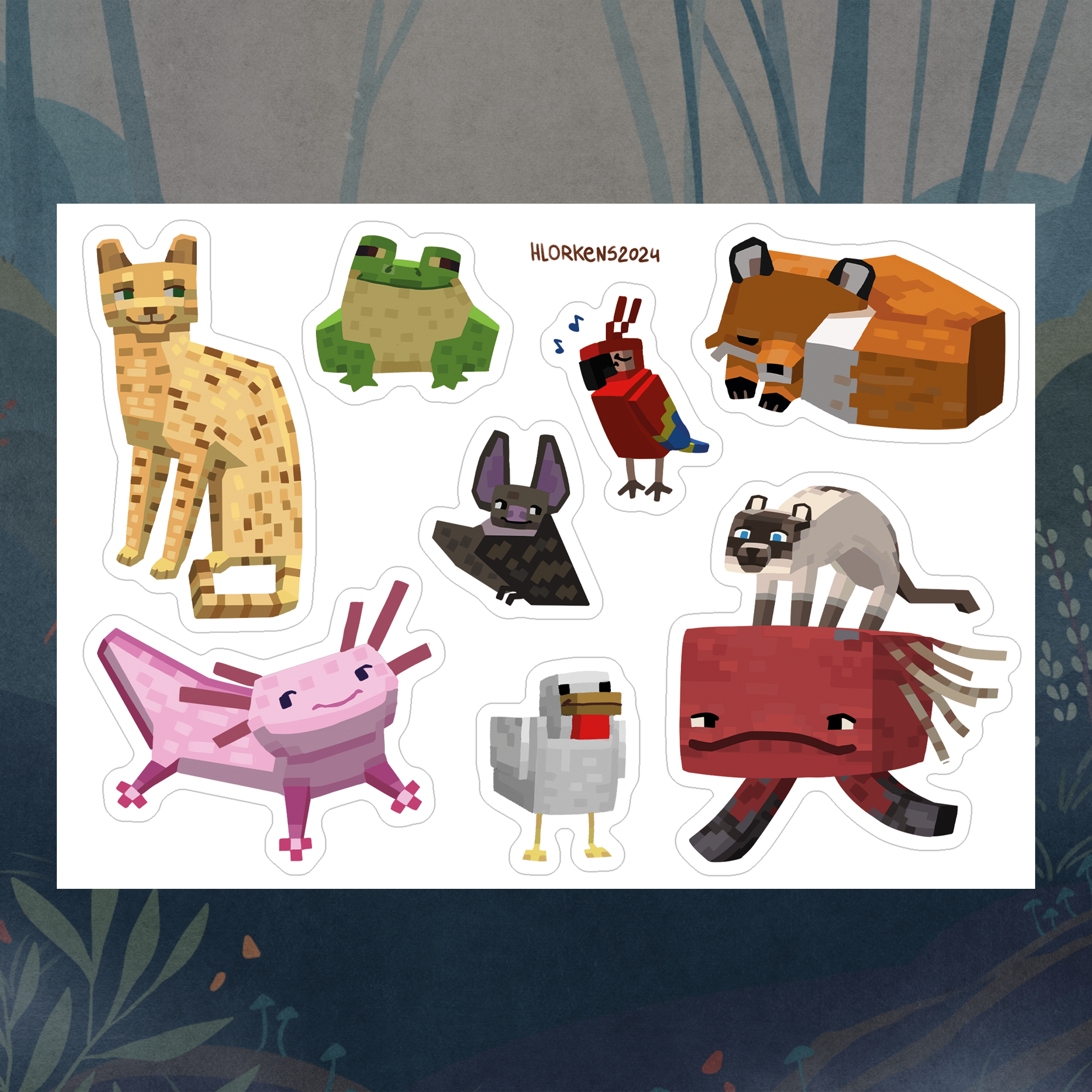 Стикерпак "Майнкрафт" А6