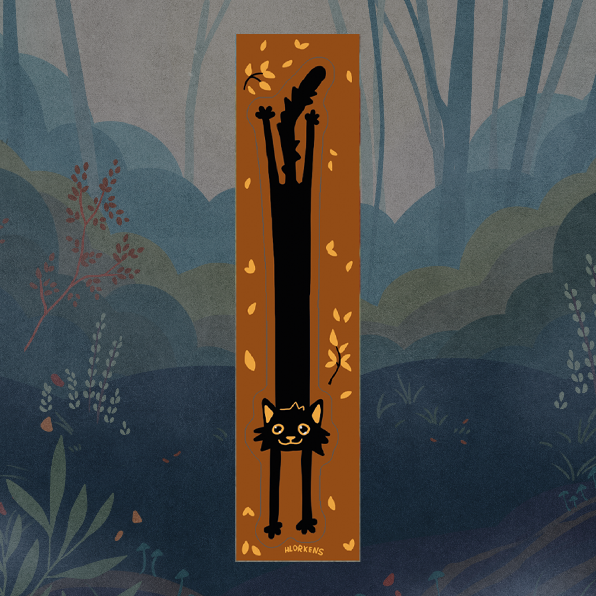 Стикер "Длинный кот"