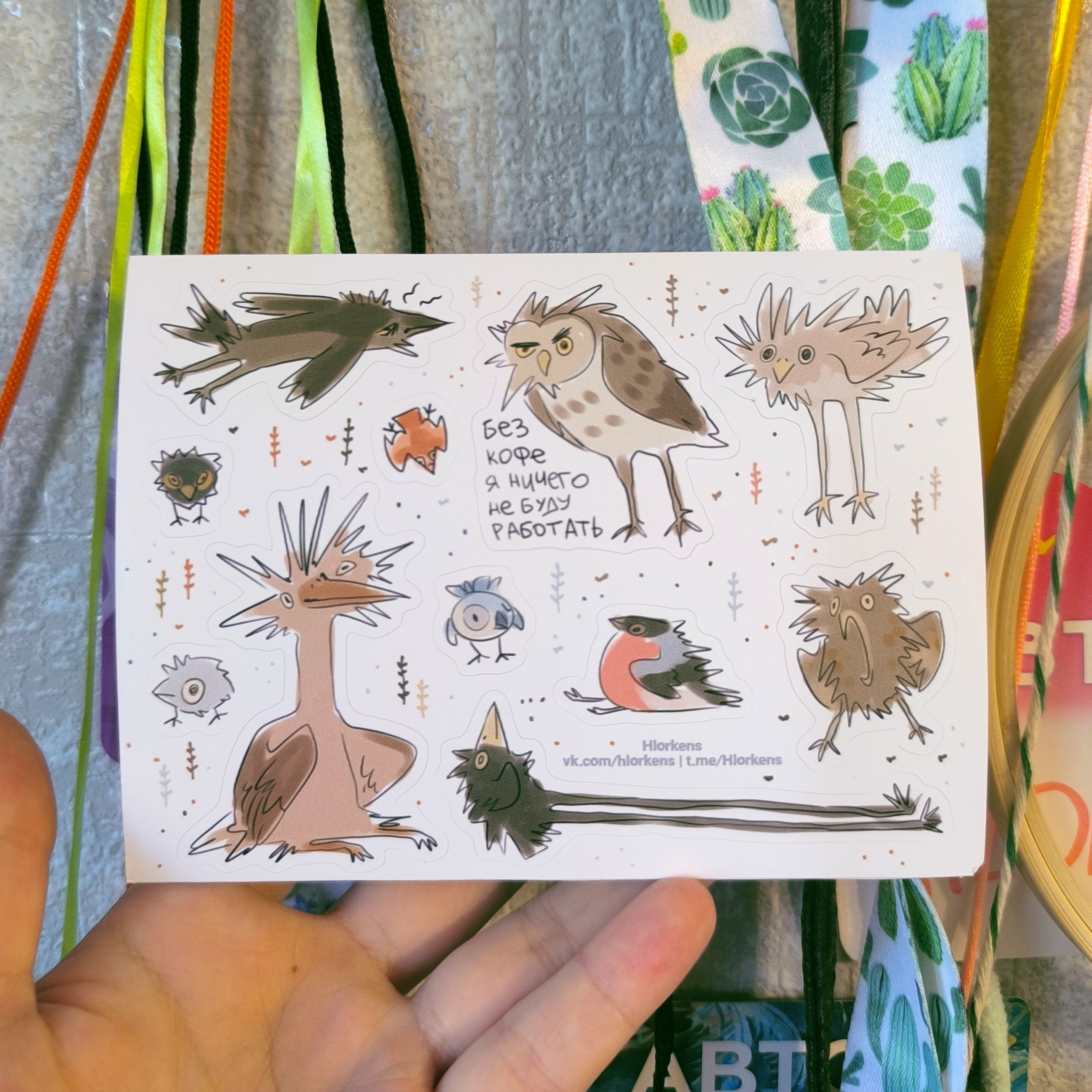 Стикерпак "Совы" А6