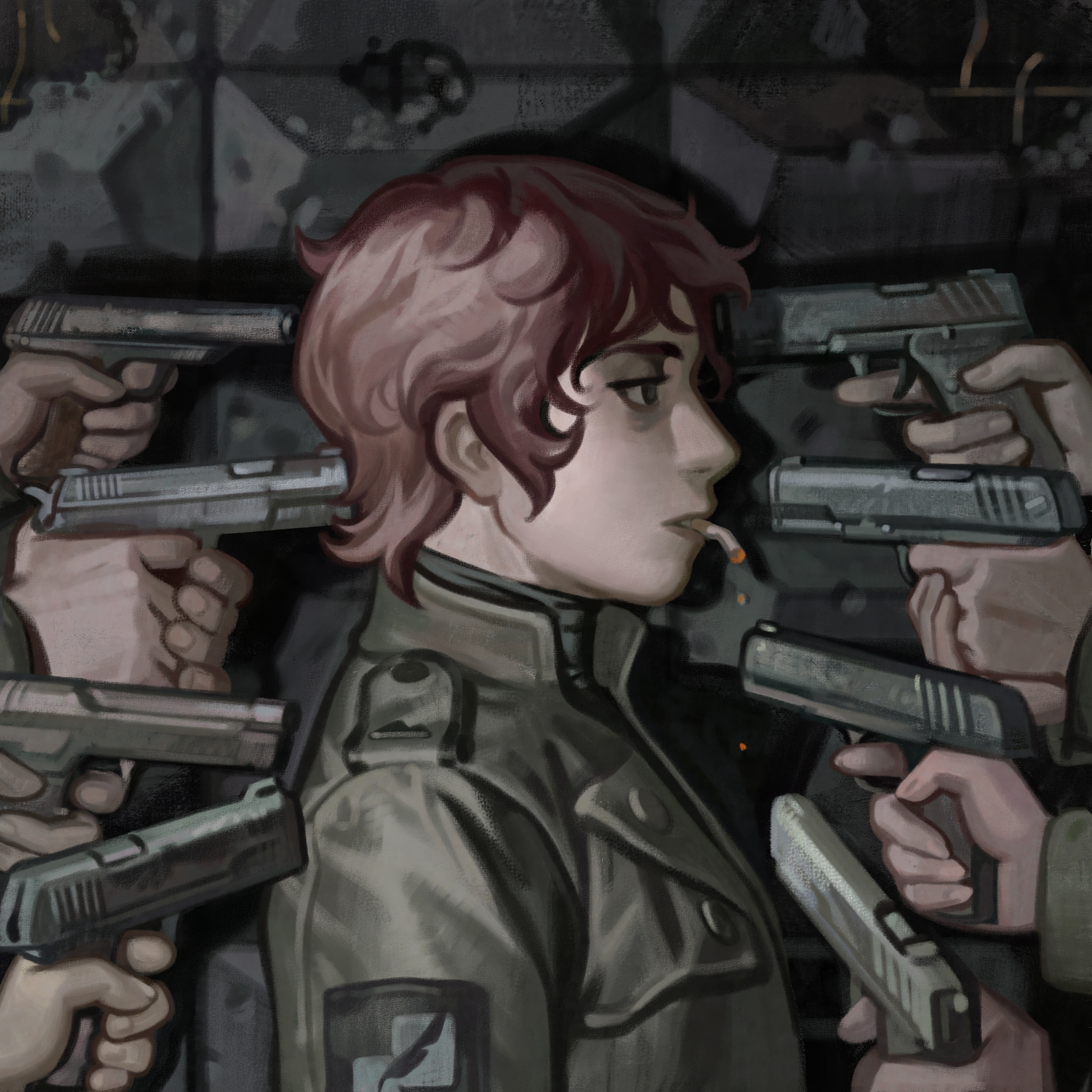 Открытка "В окружении"