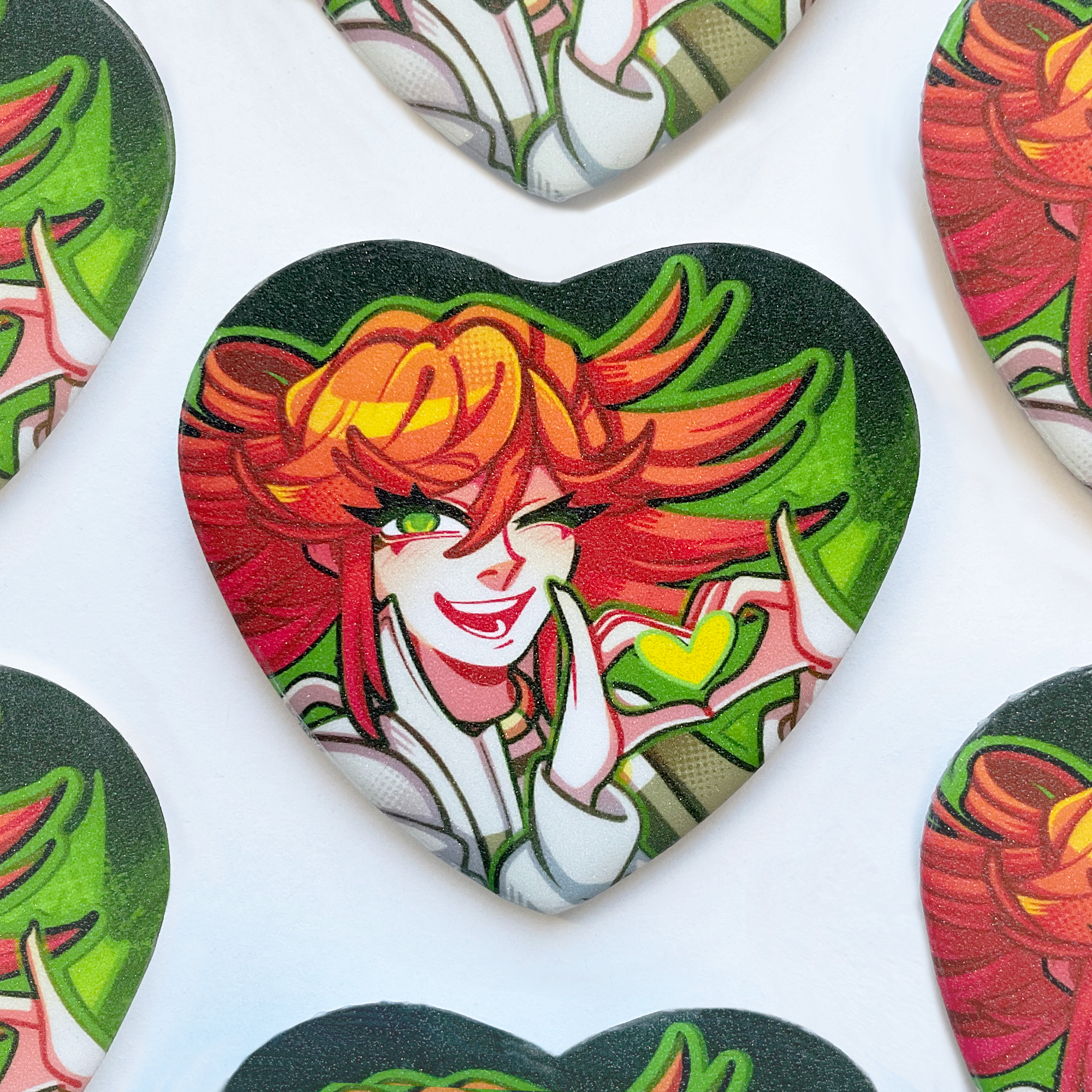 Значок сердце Гачиакута Риё