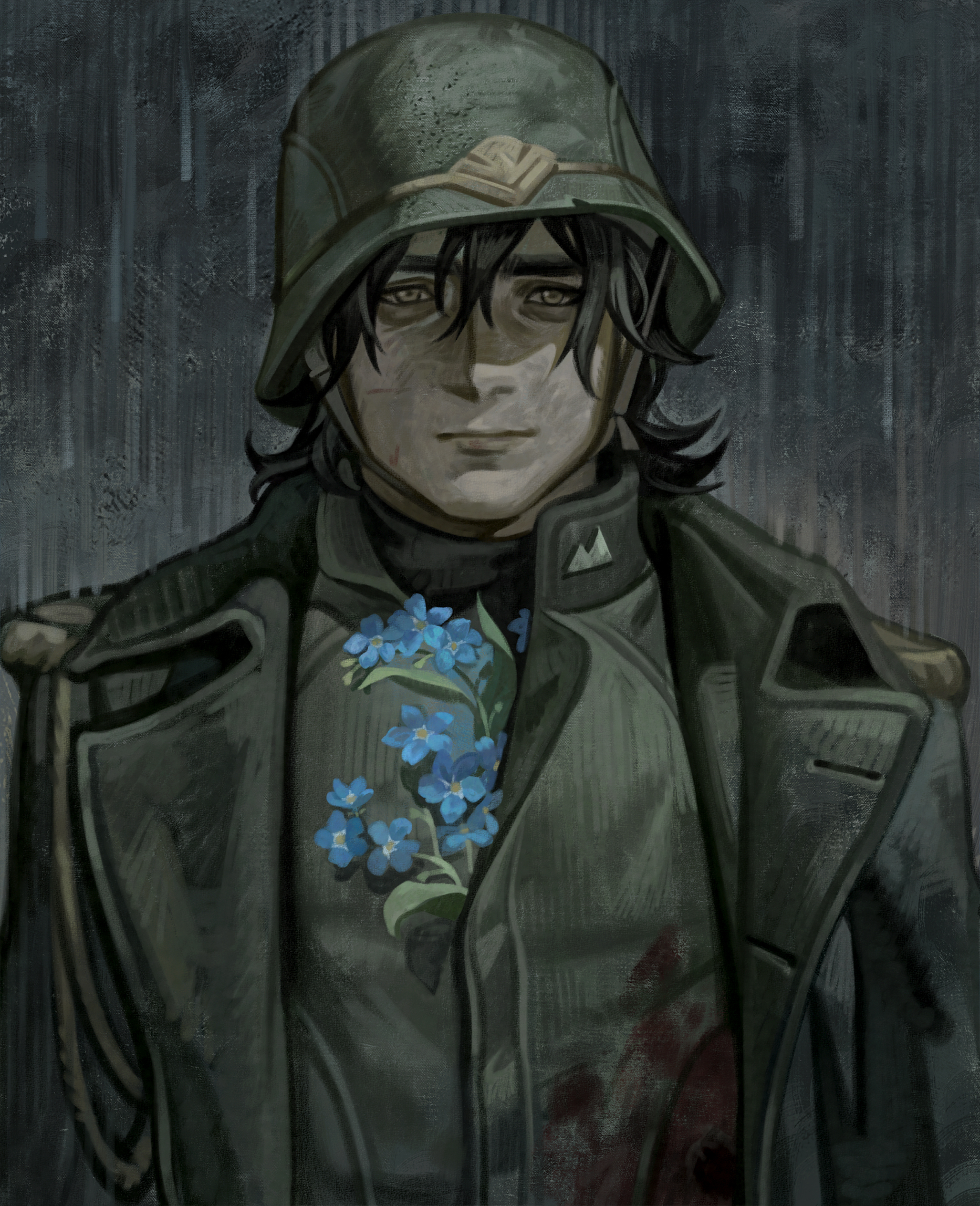 Открытка "ОС Анри Незабудки"