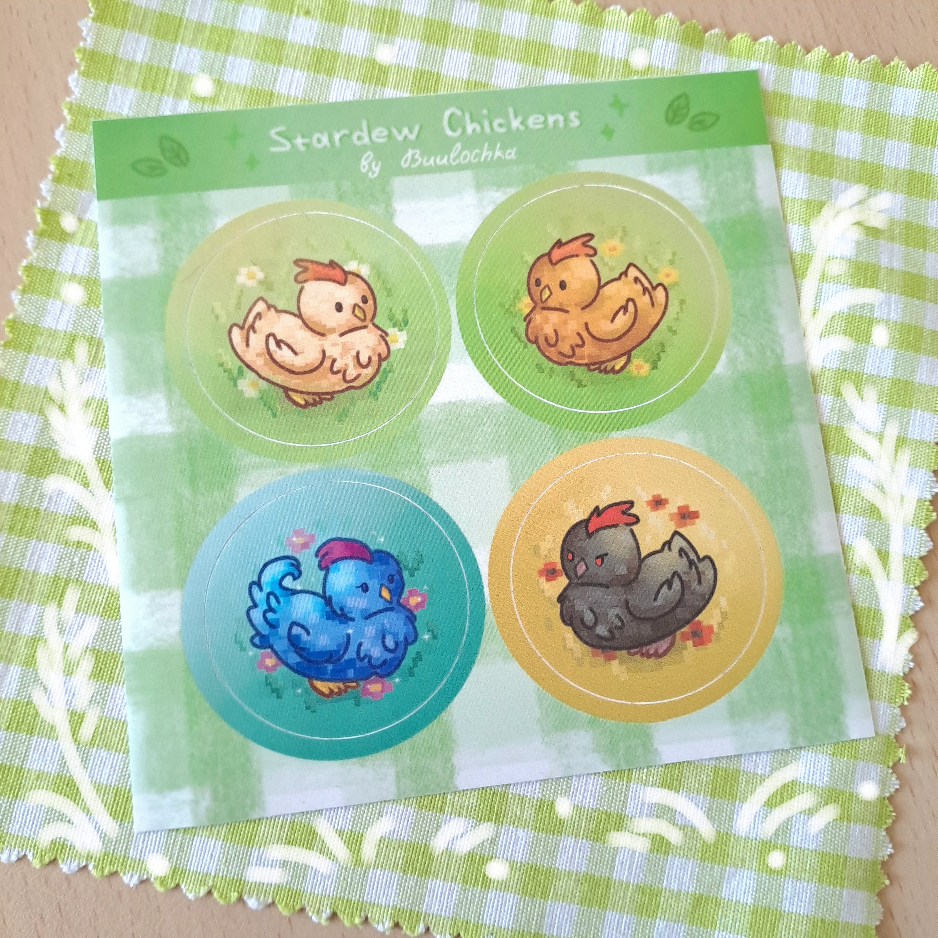 Стикерпак "Курочки долины Стардью"