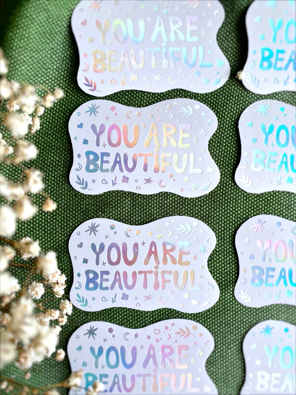 Соло-стикер You are beautiful