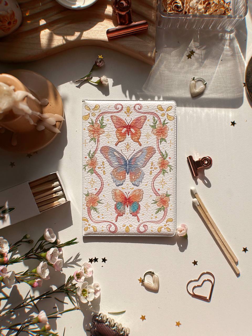 Обложка на паспорт Бабочки