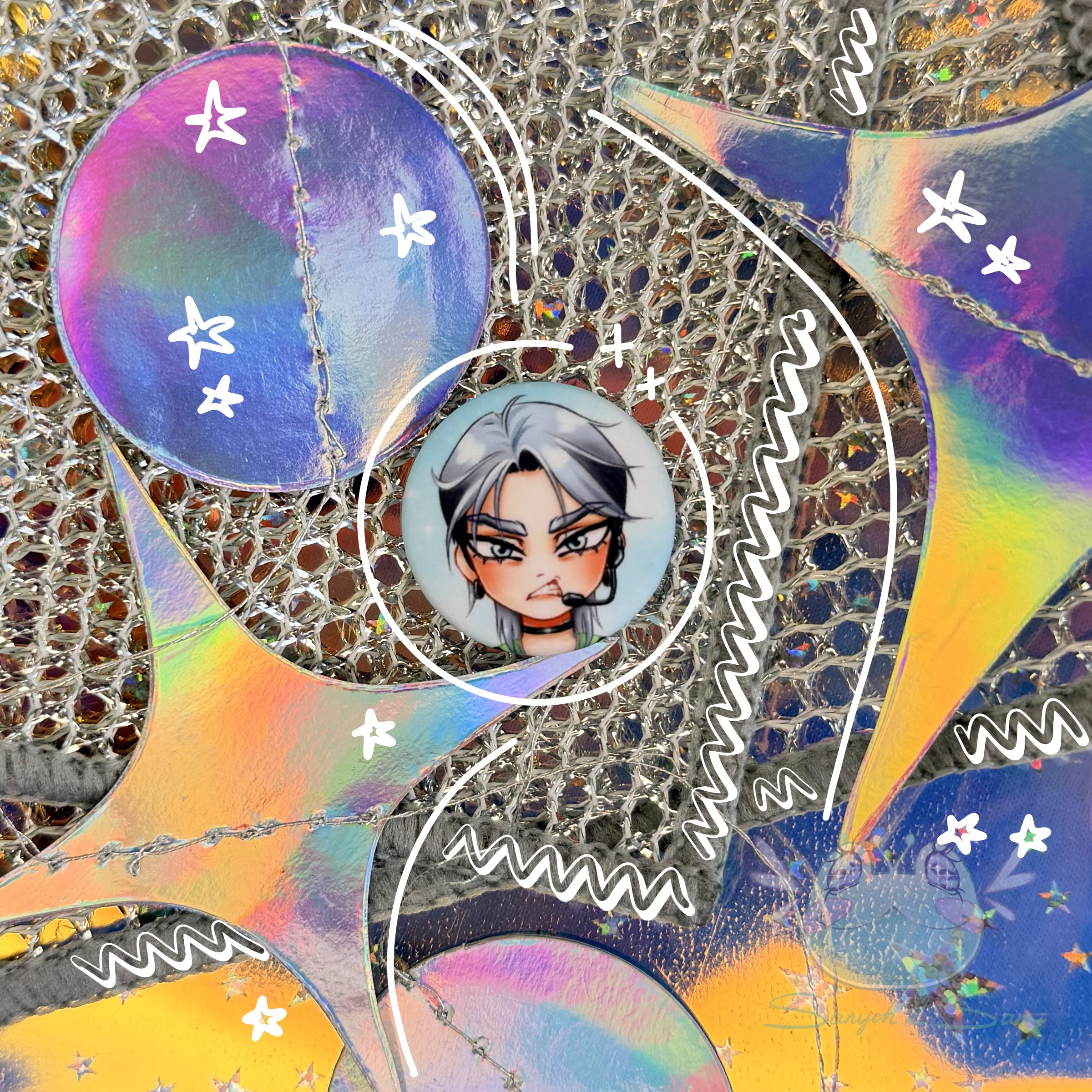 Значок 25мм TILL, ALNST 2.0 круг мат