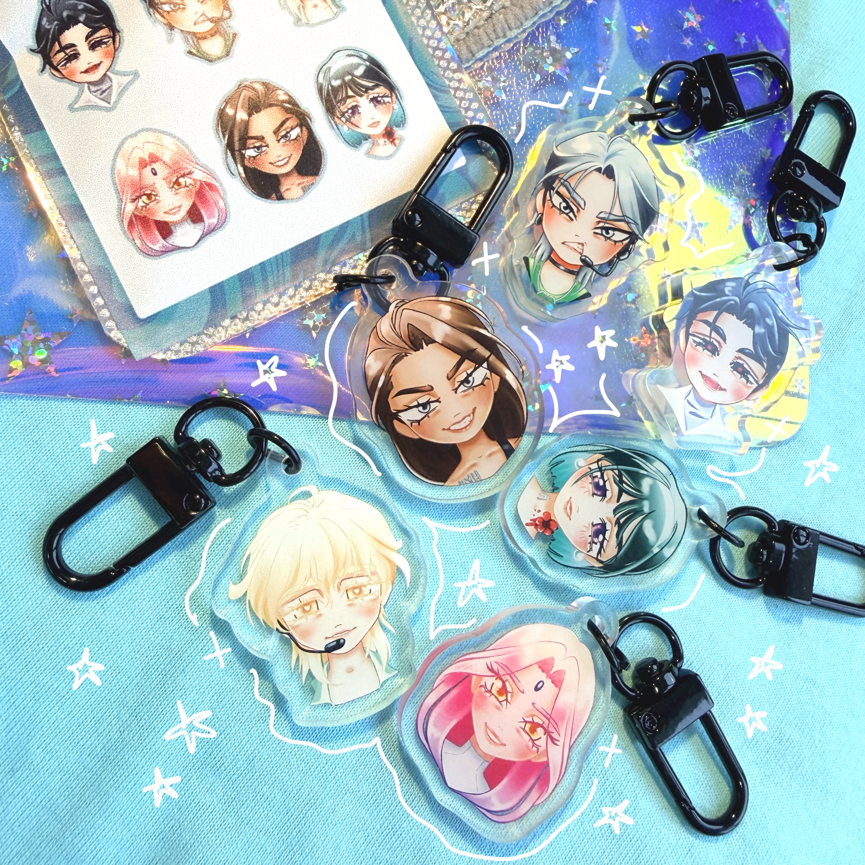 Гача ALNST 2.0, бр., акрил прозрач, двусл-ый 3.8см