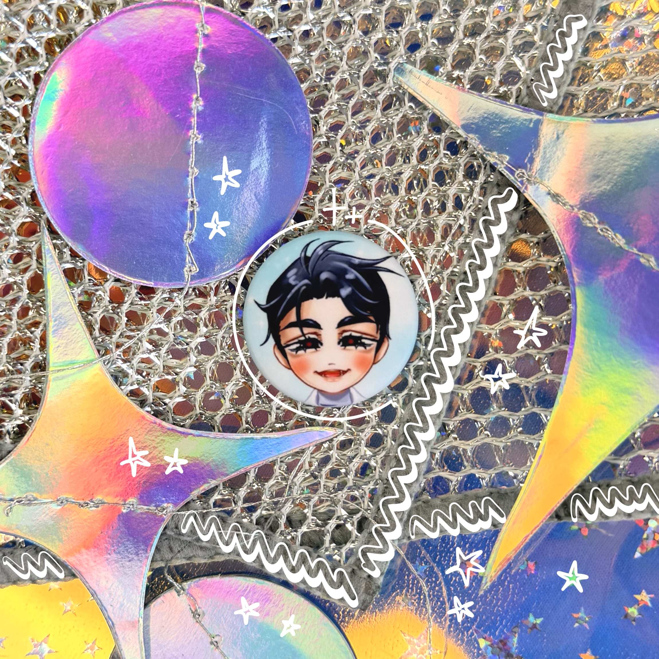 Значок 25мм IVAN, ALNST 2.0 круг мат