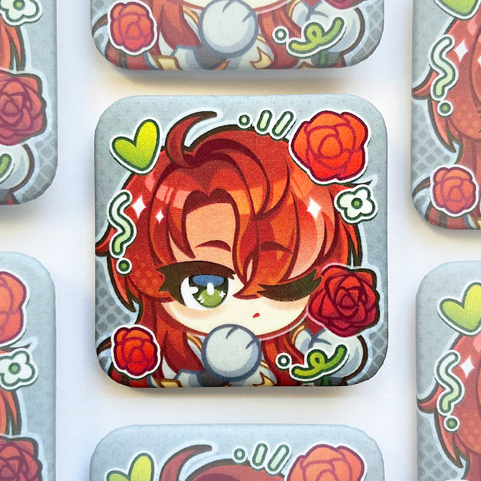 Значок квадрат 37мм ХСР Аргенти