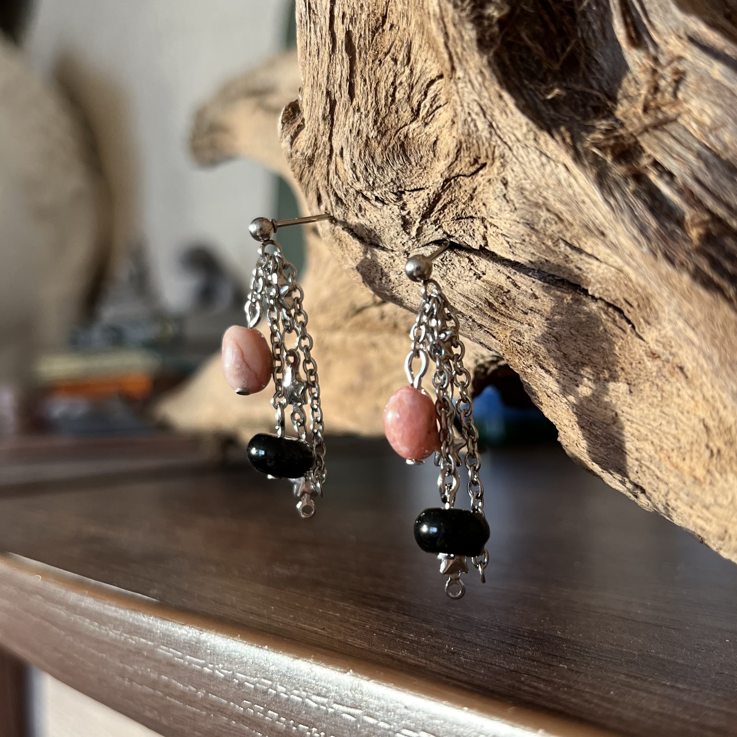 Серьги-гвоздики «Звездопад»