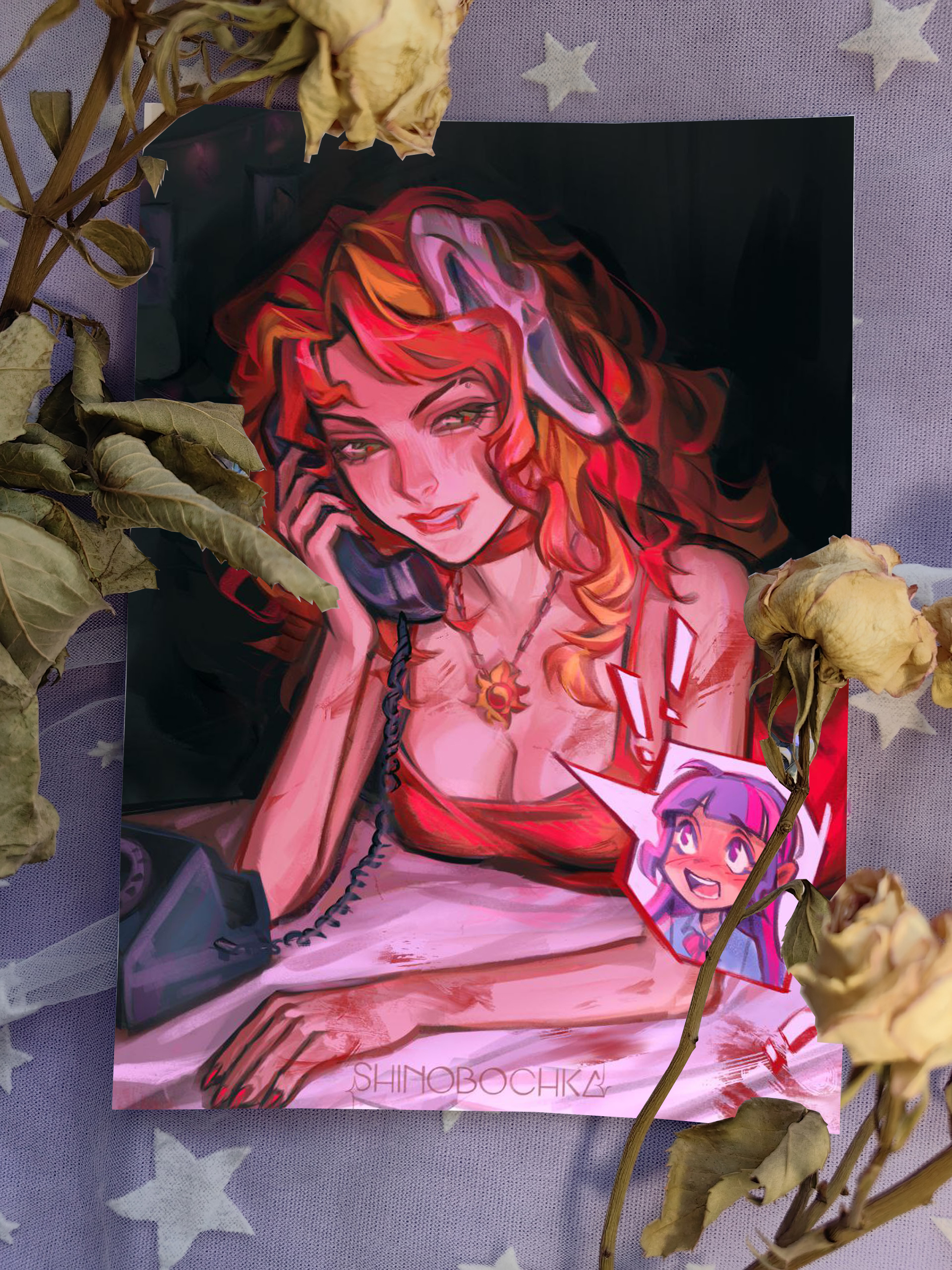 Открытка А5 "Сансет и Искорка"