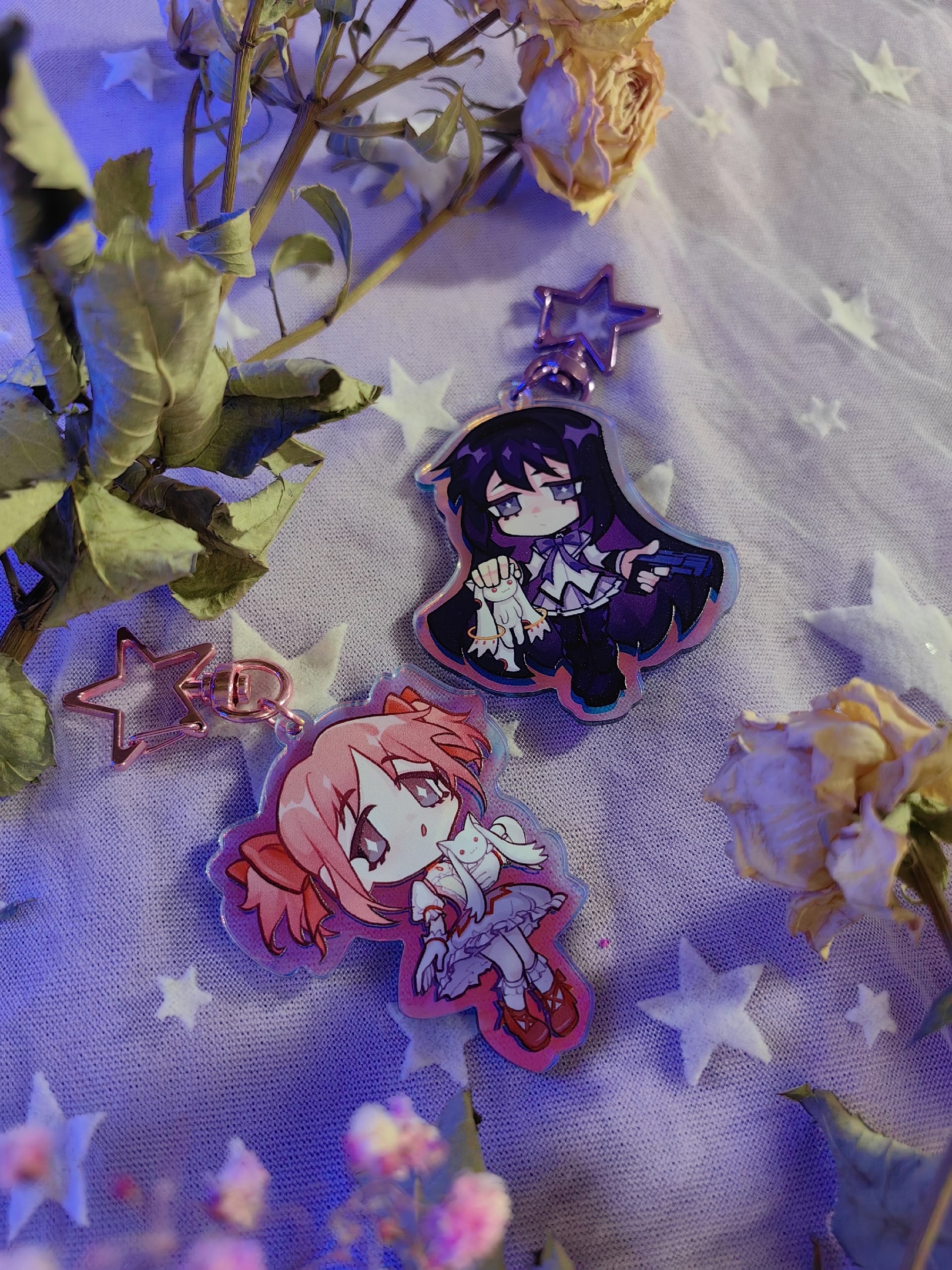 Брелок жемчужный "Хомура"