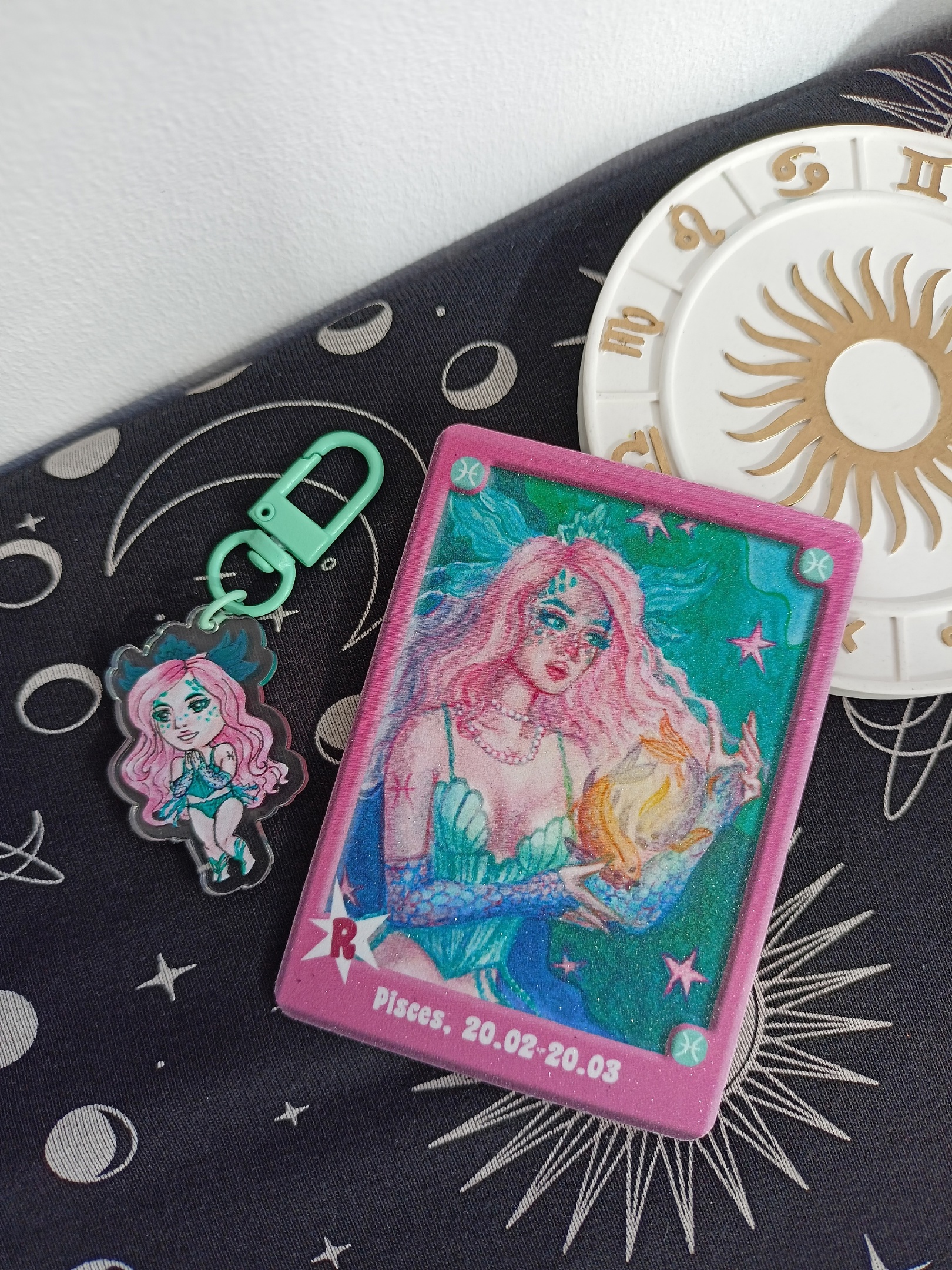 Рыбы брелок+карта