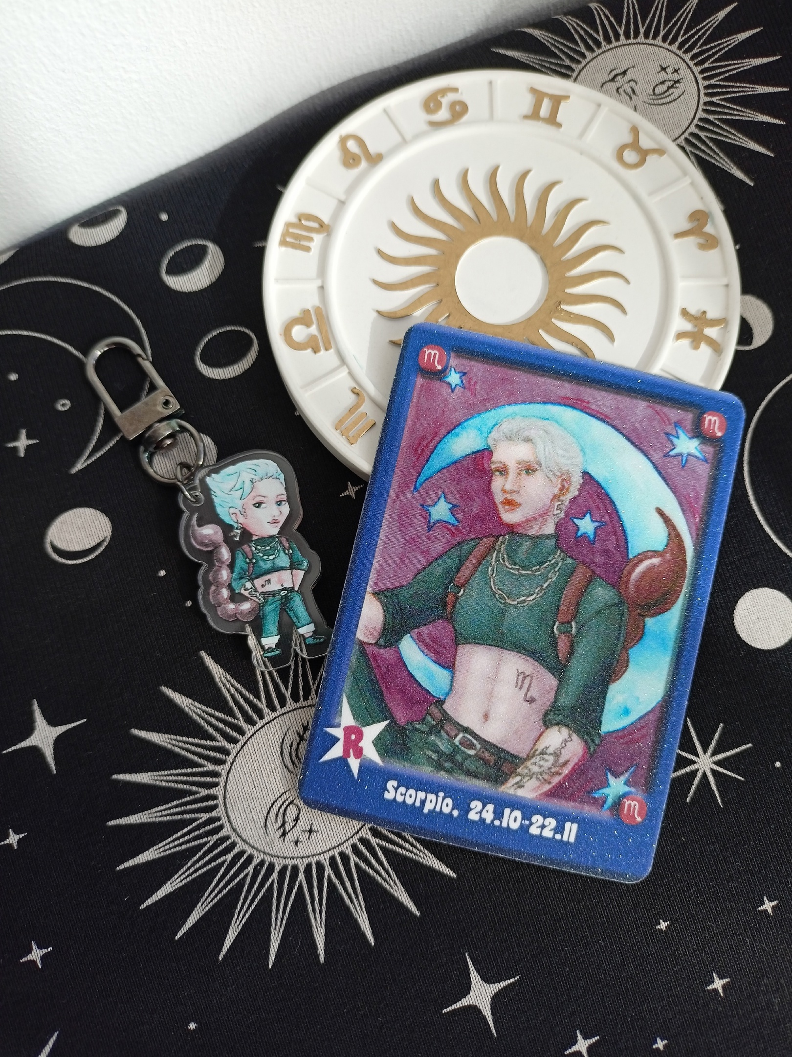 Скорпион брелок+карта