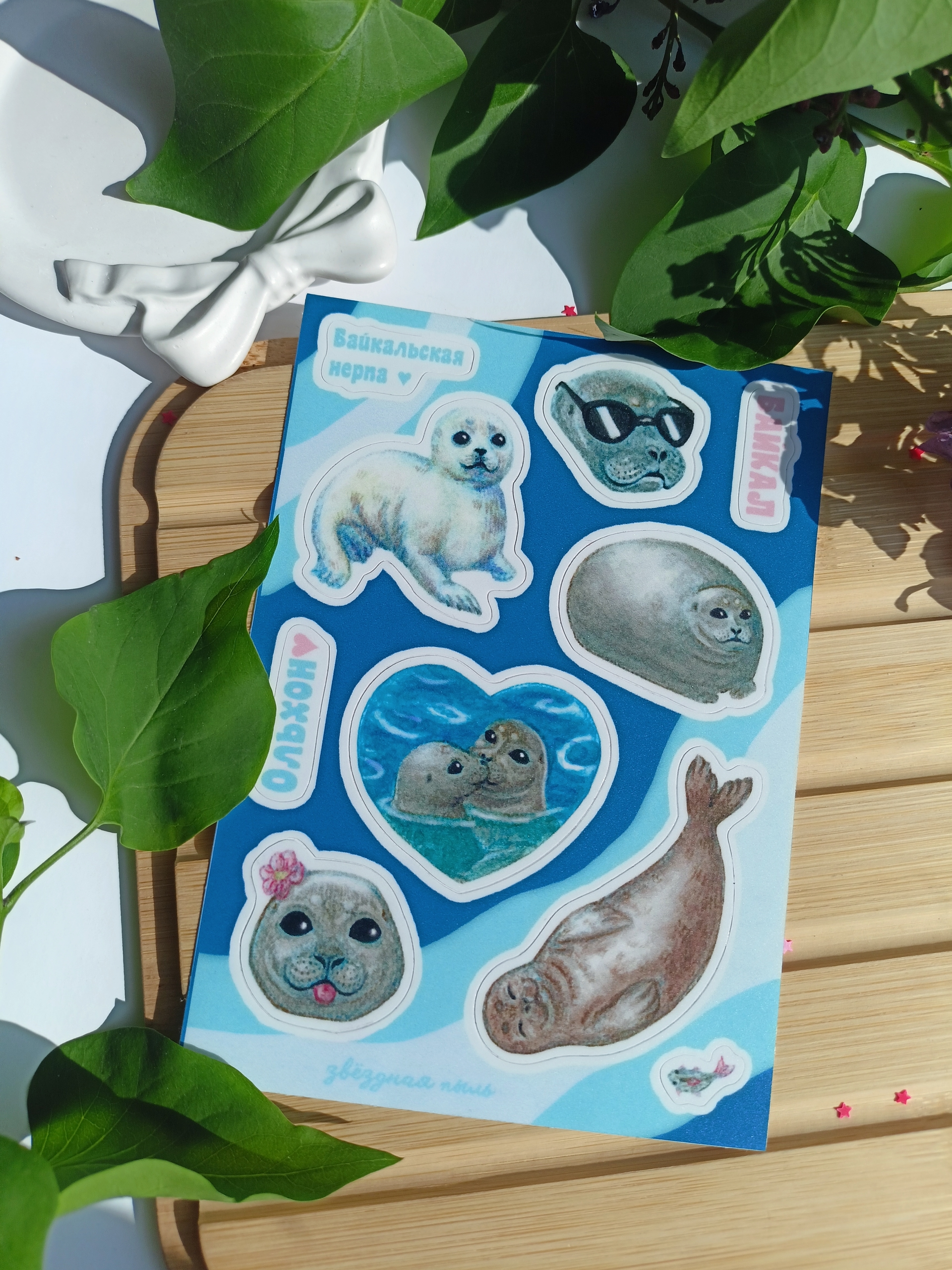 Стикерпак А6 Нерпы