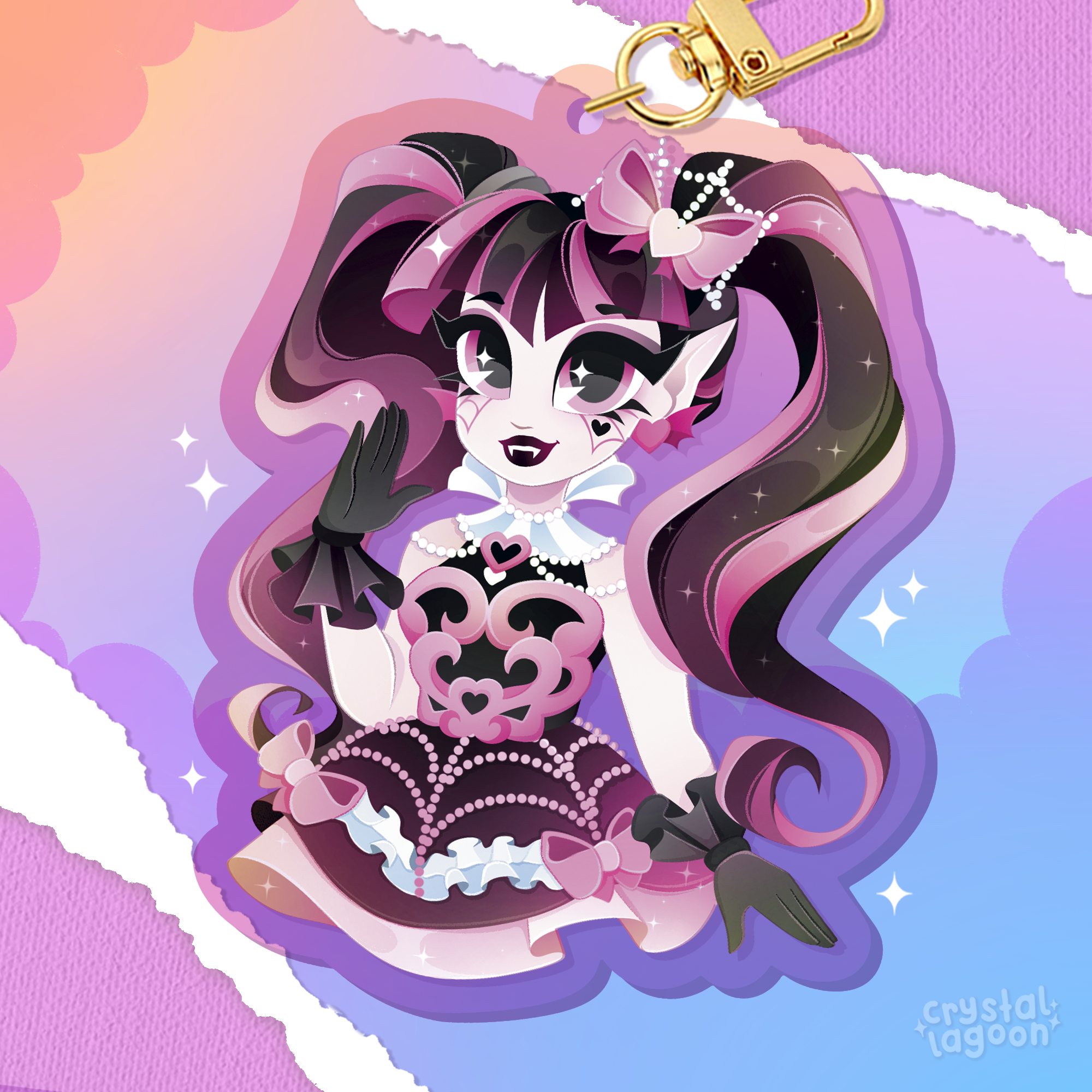 Брелок | Monster High | Дракулаура
