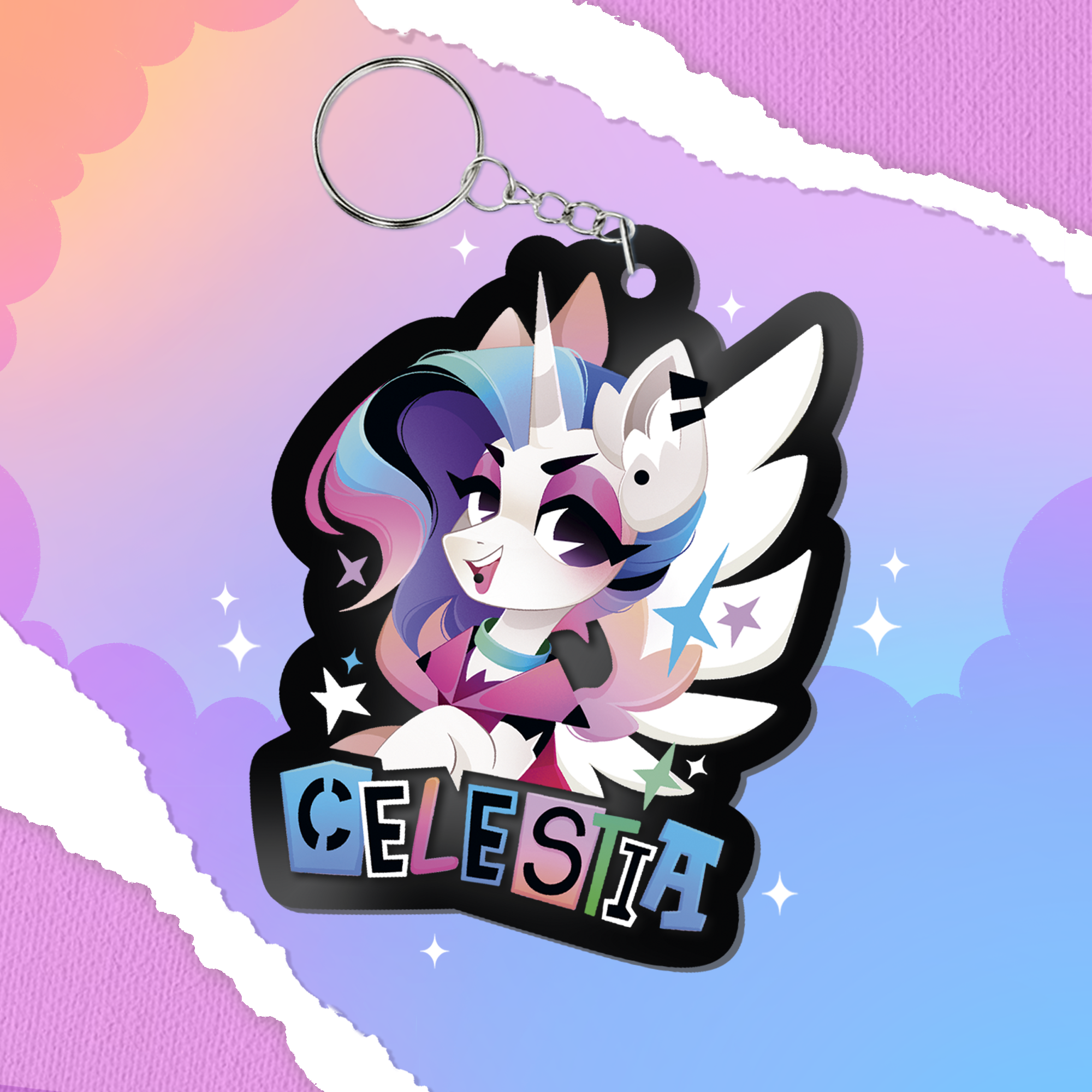 Брелок | My little pony | Селестия панк