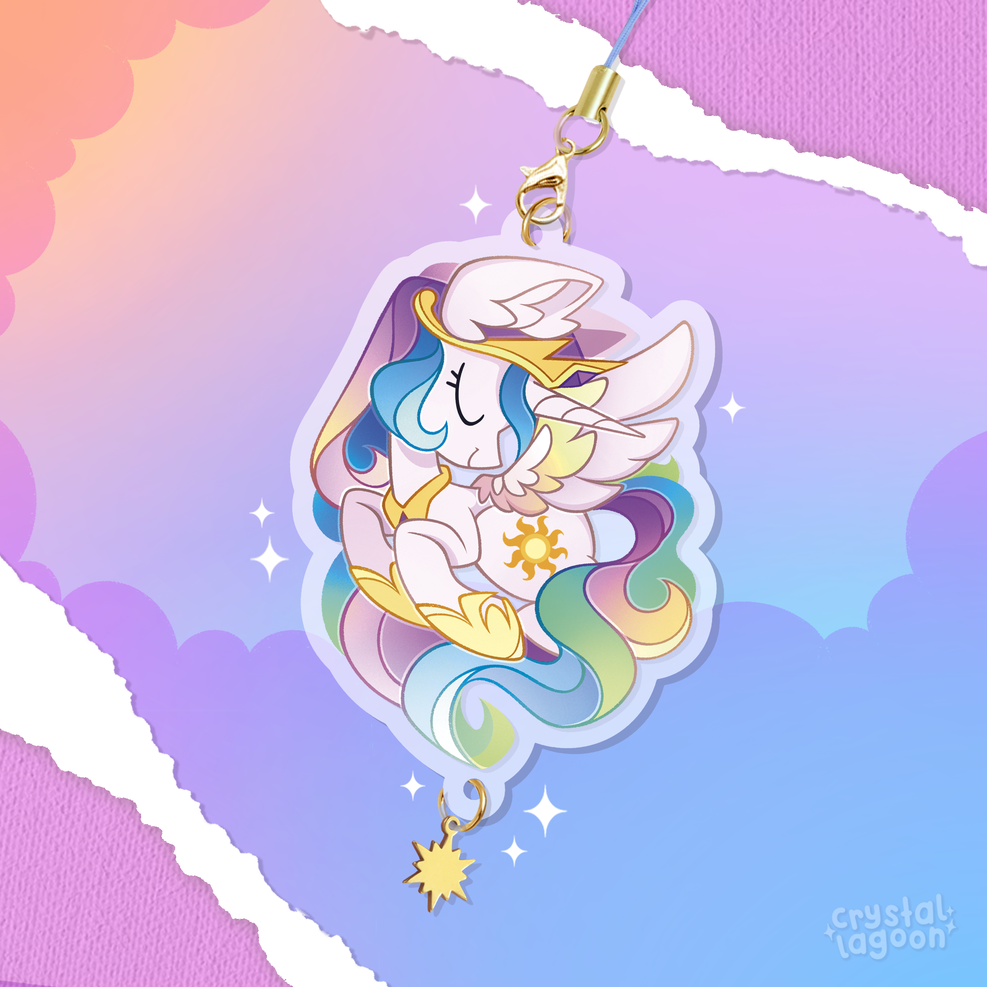 Брелок с подвеской | My little pony | Селестия