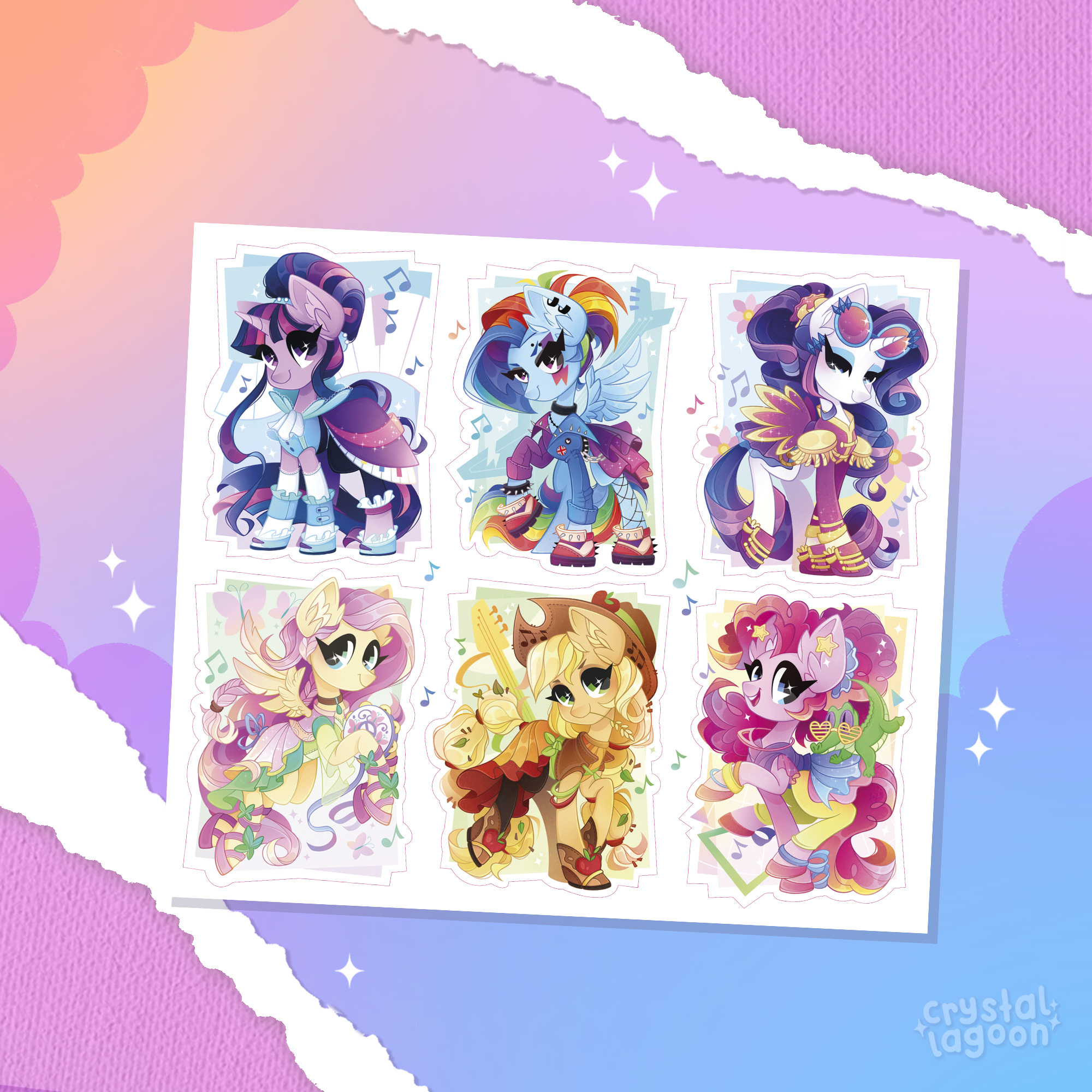 Стикерпак | My little pony | Friendship Through The Age