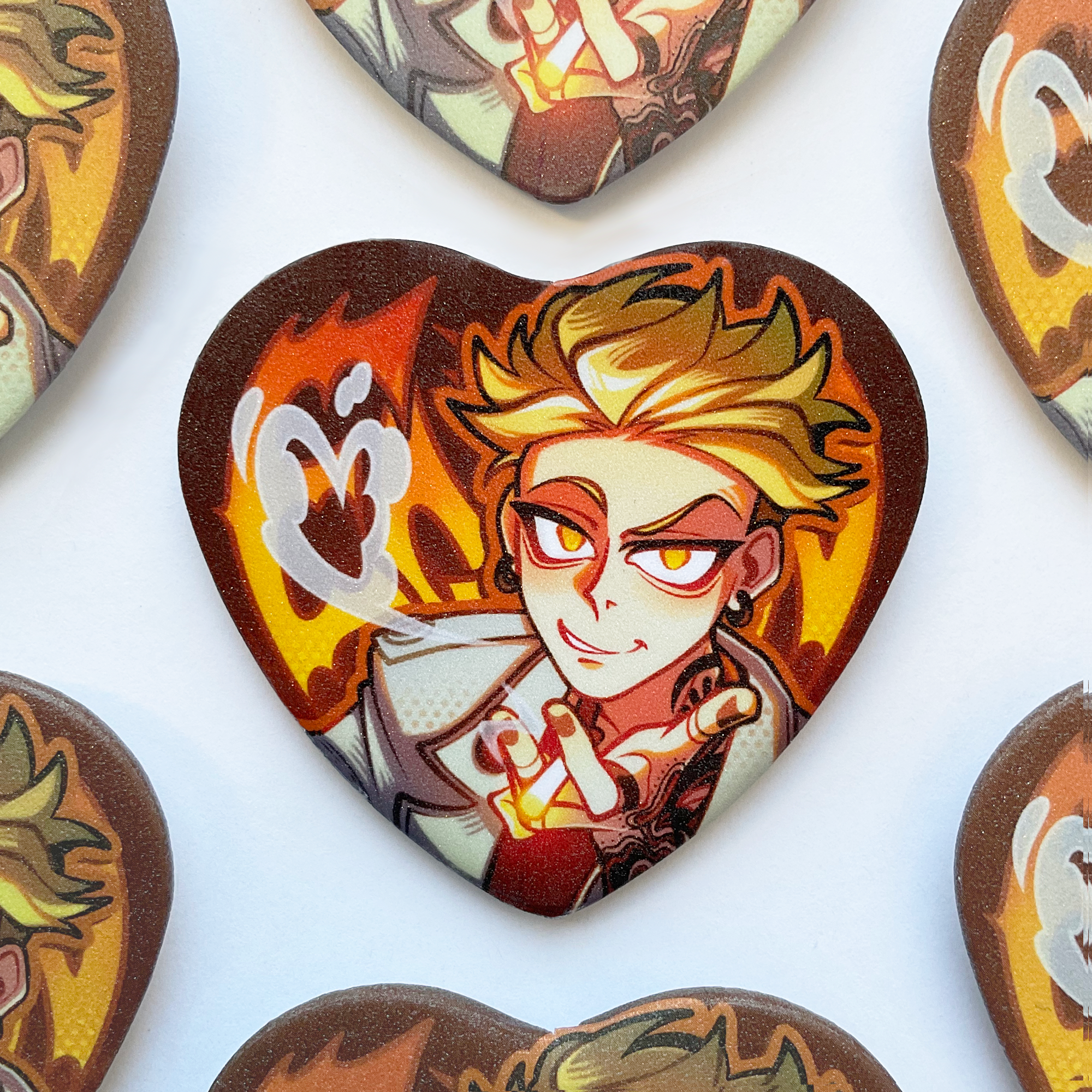 Значок сердце Гачиакута Энджин