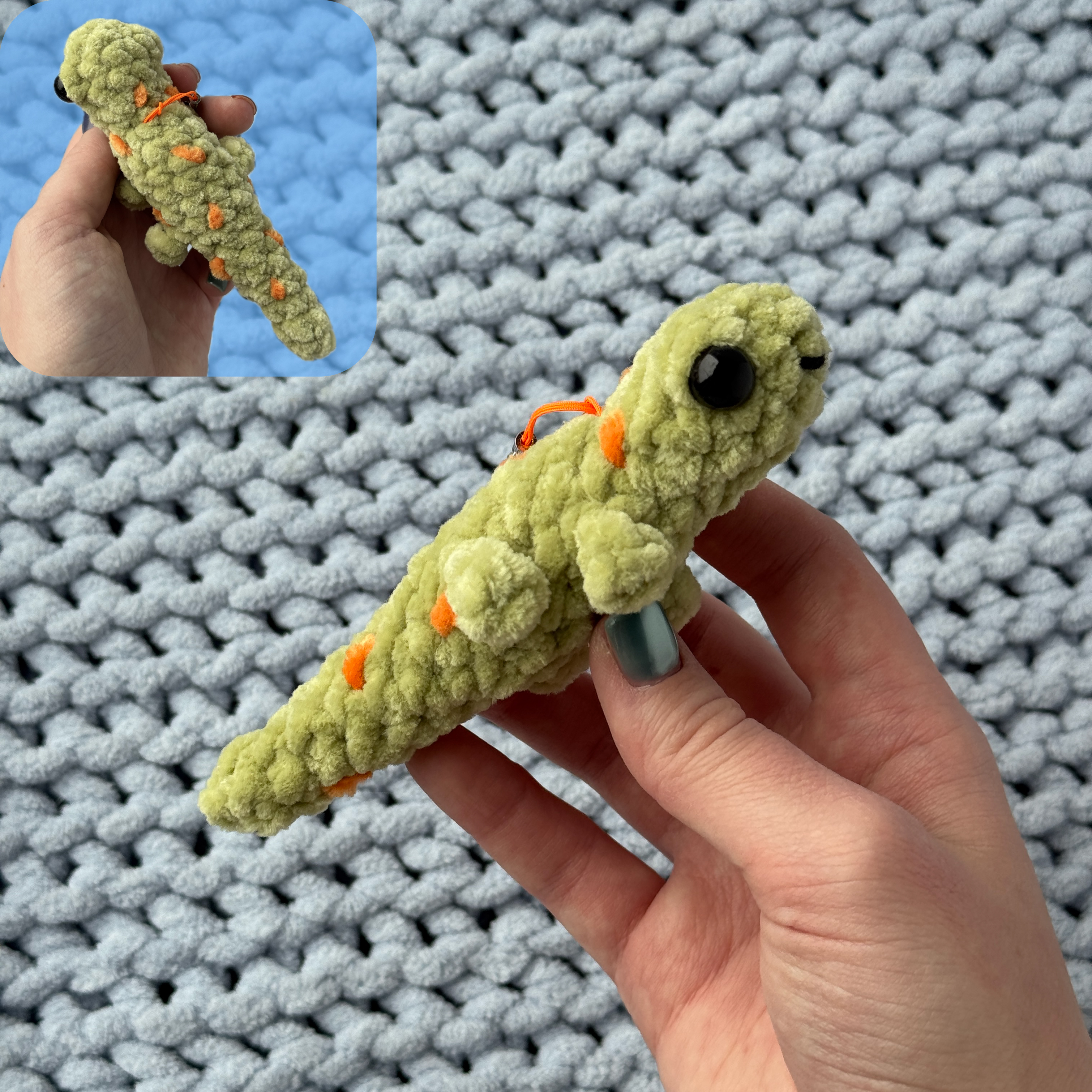 Ящерка зеленая