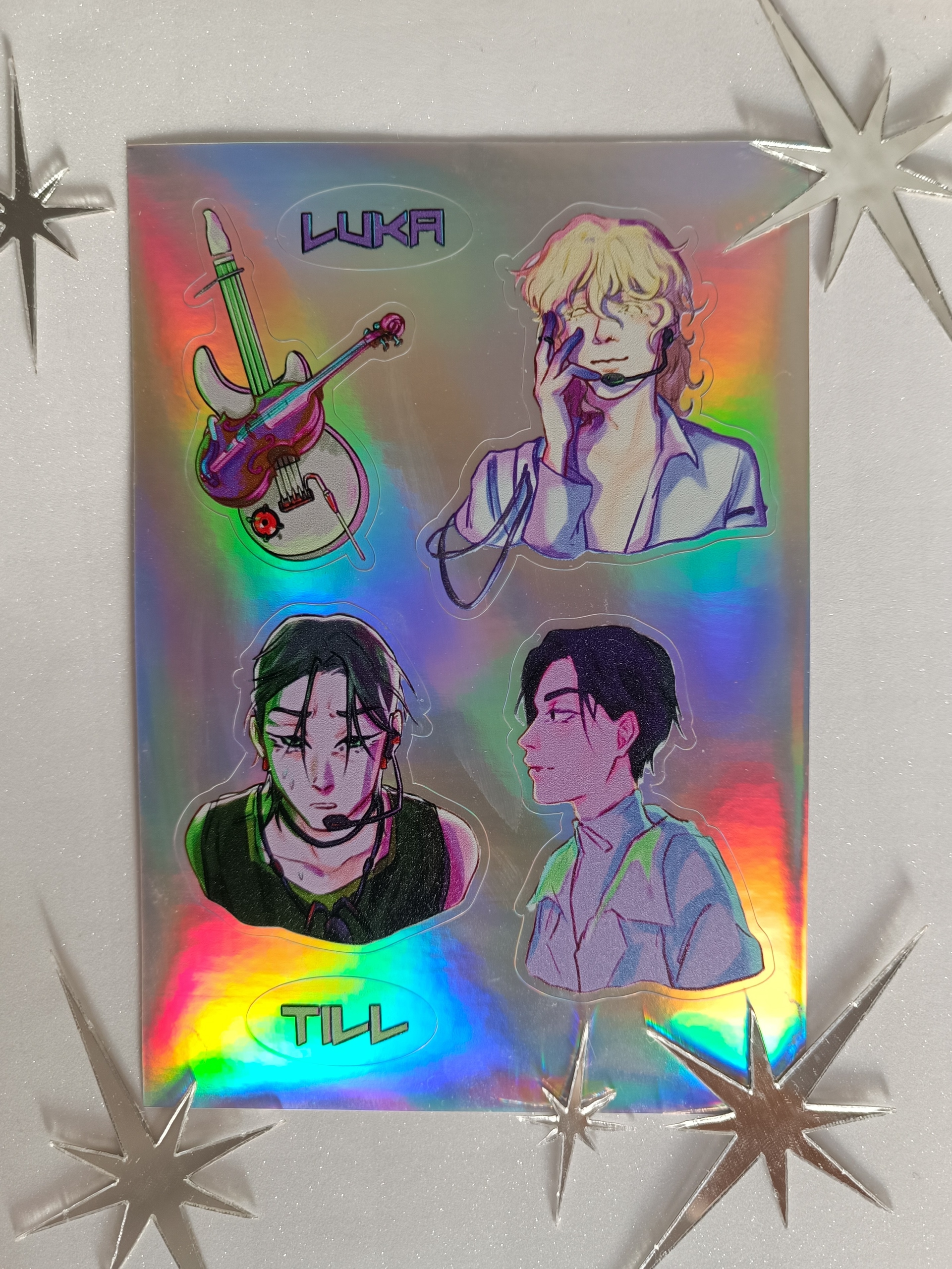 Стикерпак А6 голо Алиен Стейдж