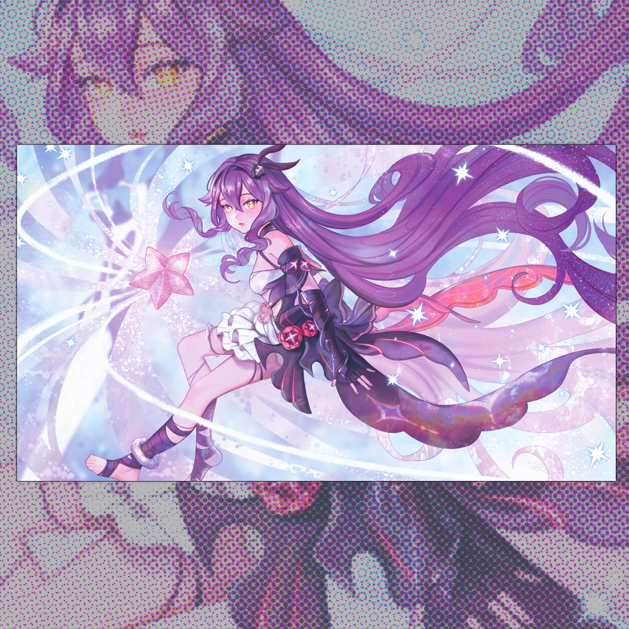 Открытка Сирин длинная